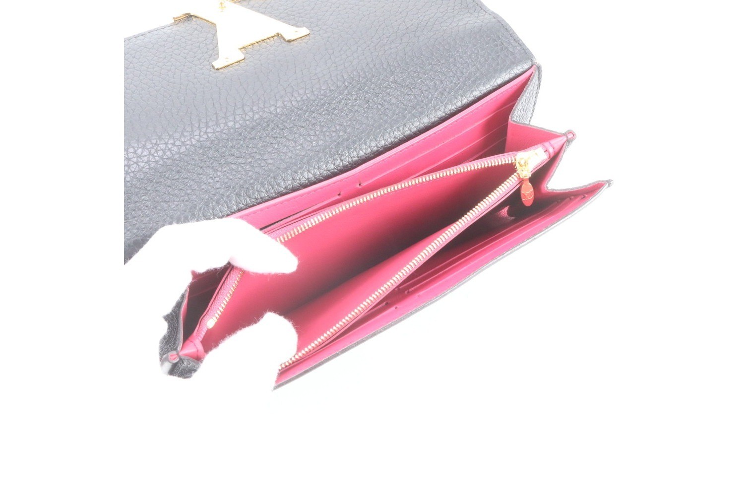 Portefeuille Capucines Taurillon M61248 Leather Long Wallet — view 7