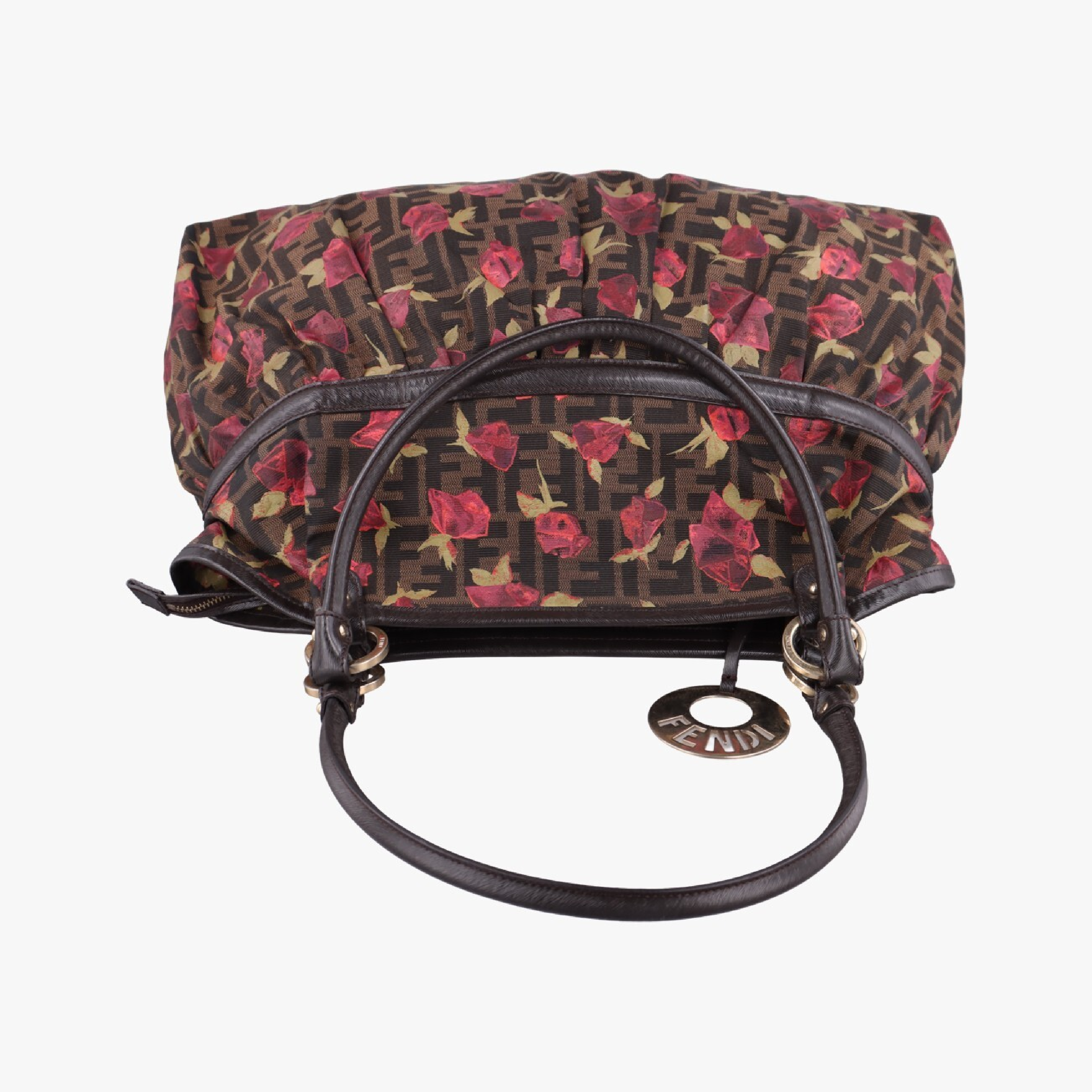 Zucca Print Brown x Multicolor Canvas Handbag 8BH186 8BH186-DC8 108-2354 — view 5