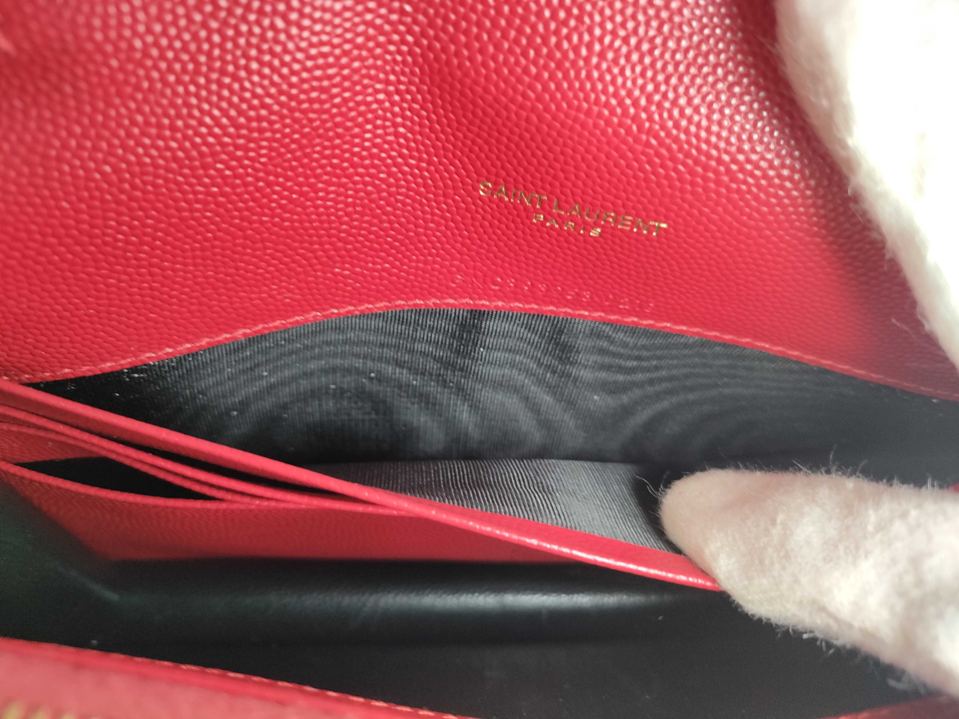 Leather Chain Wallet Shoulder Bag — view 11