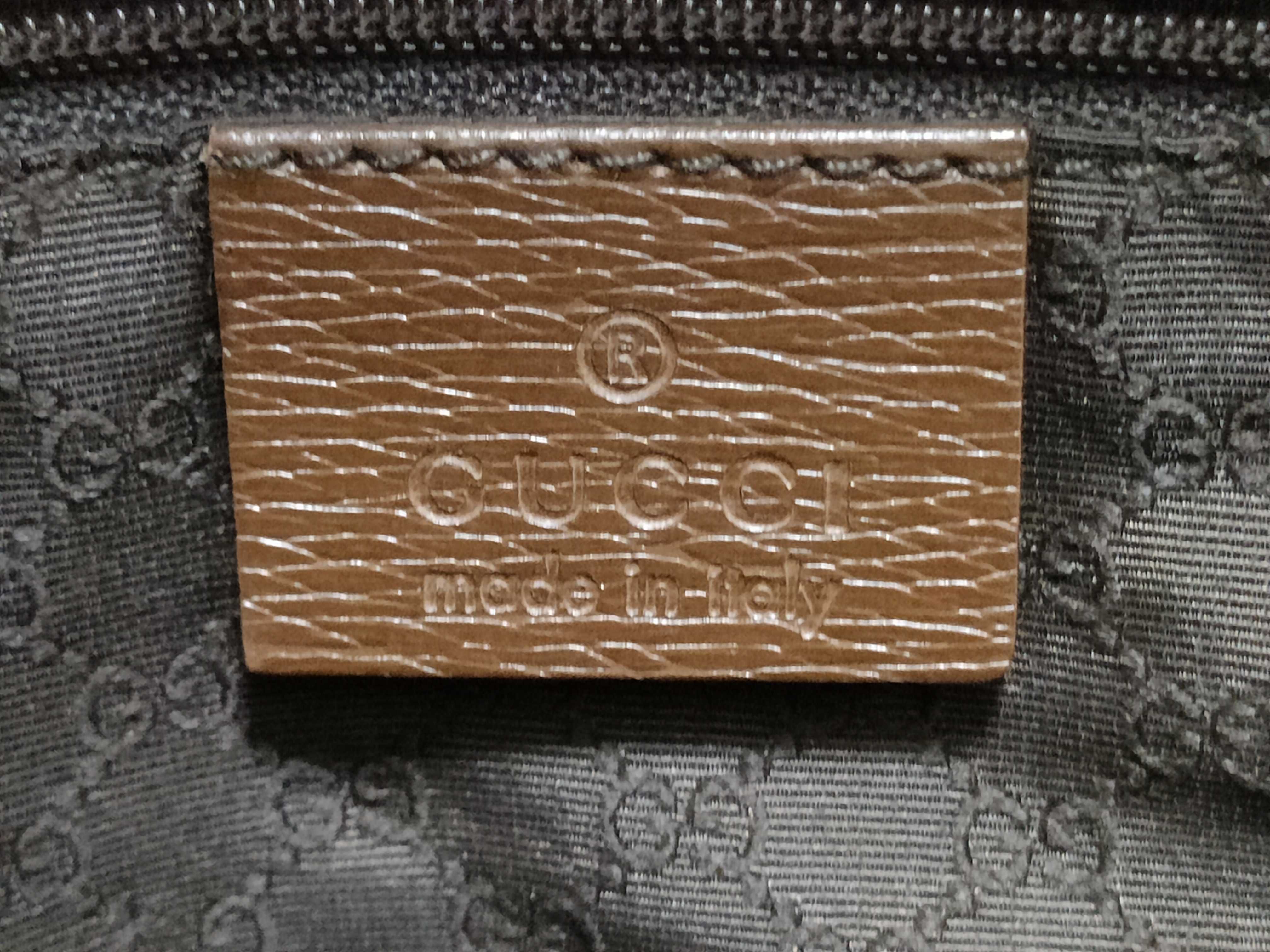 Leather Handbag, Brown — view 11