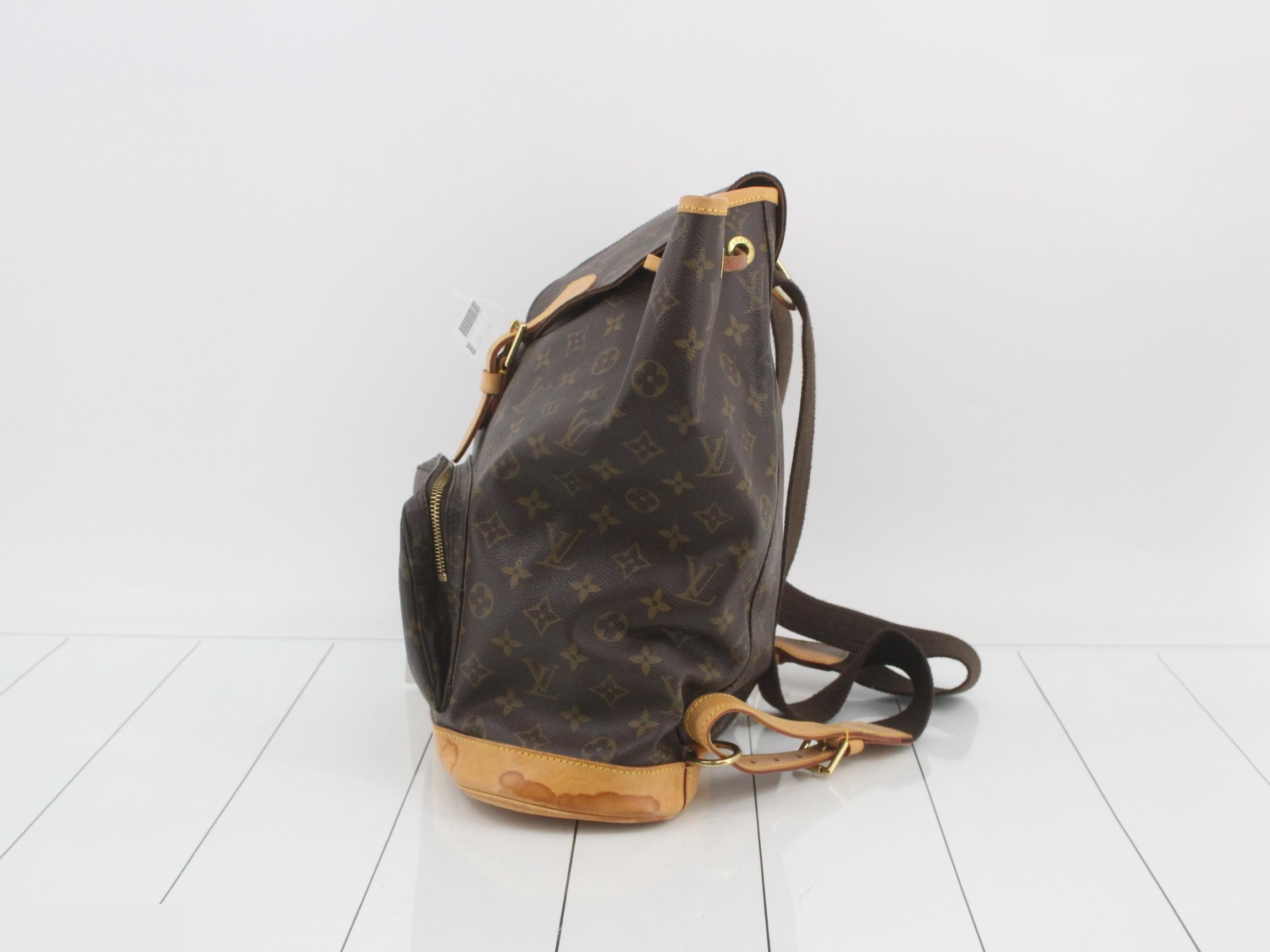 Monogram Montsouris GM Backpack — view 3