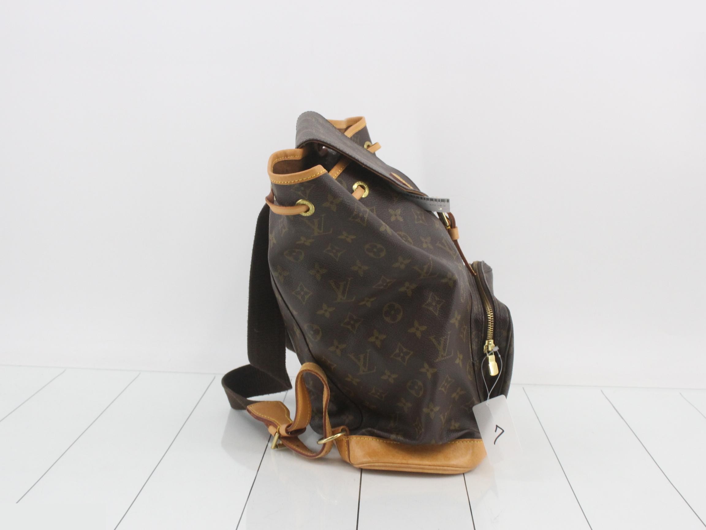 Monogram Montsouris GM Backpack — view 4