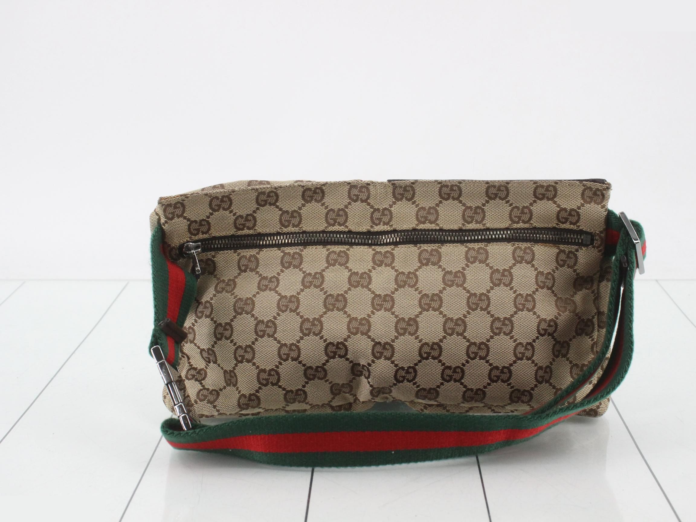 Canvas Waist Bag, Sherry, 28566, 002122 — view 2