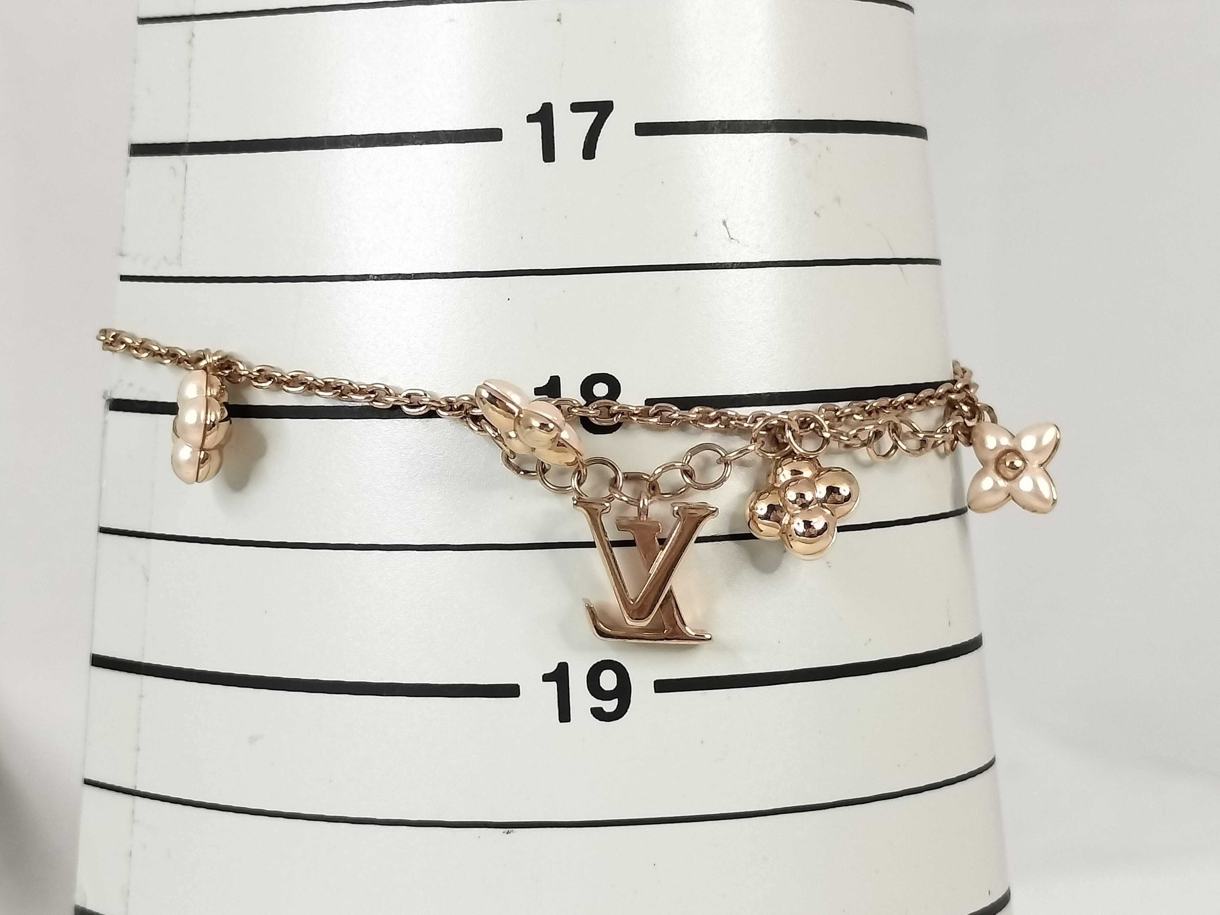 LV Floragram Gold Bracelet Bracelet/Bangle — view 5