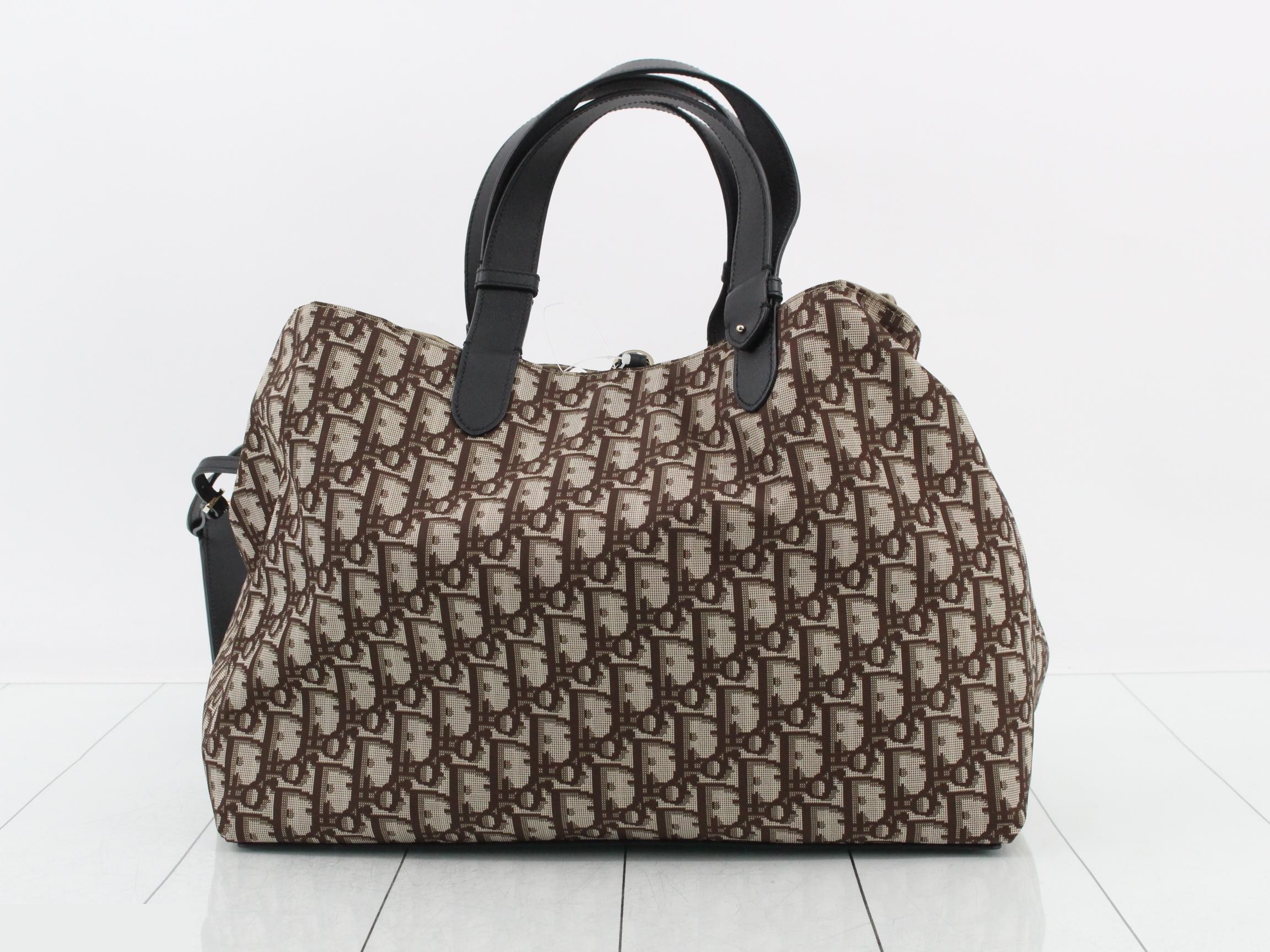 Oblique Tote Bag with Pouch — view 2
