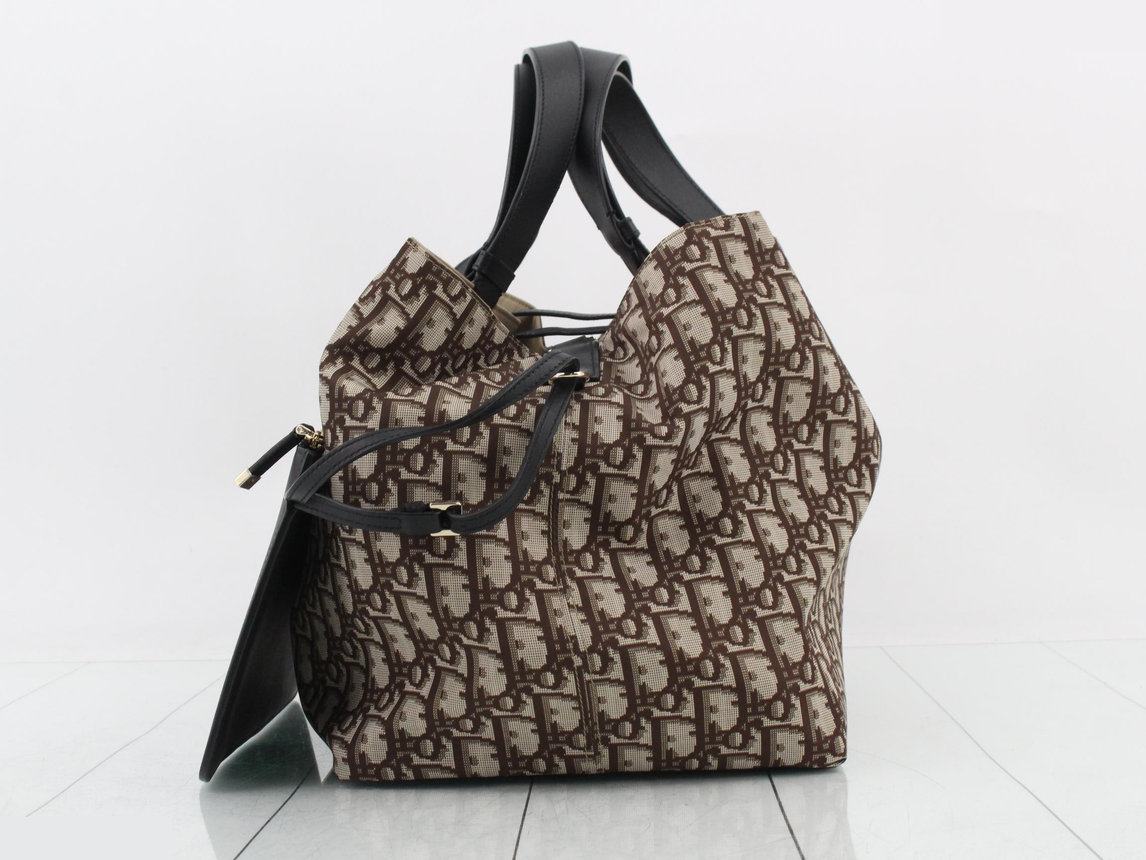 Oblique Tote Bag with Pouch — view 3