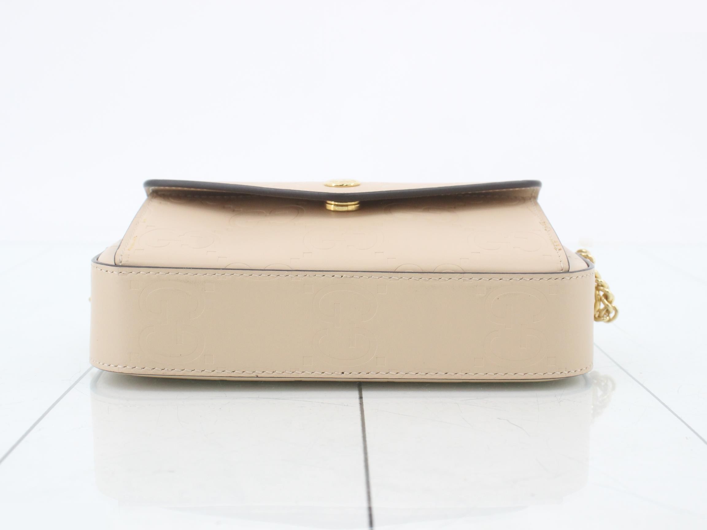 GG Embossed Shoulder Bag — view 3