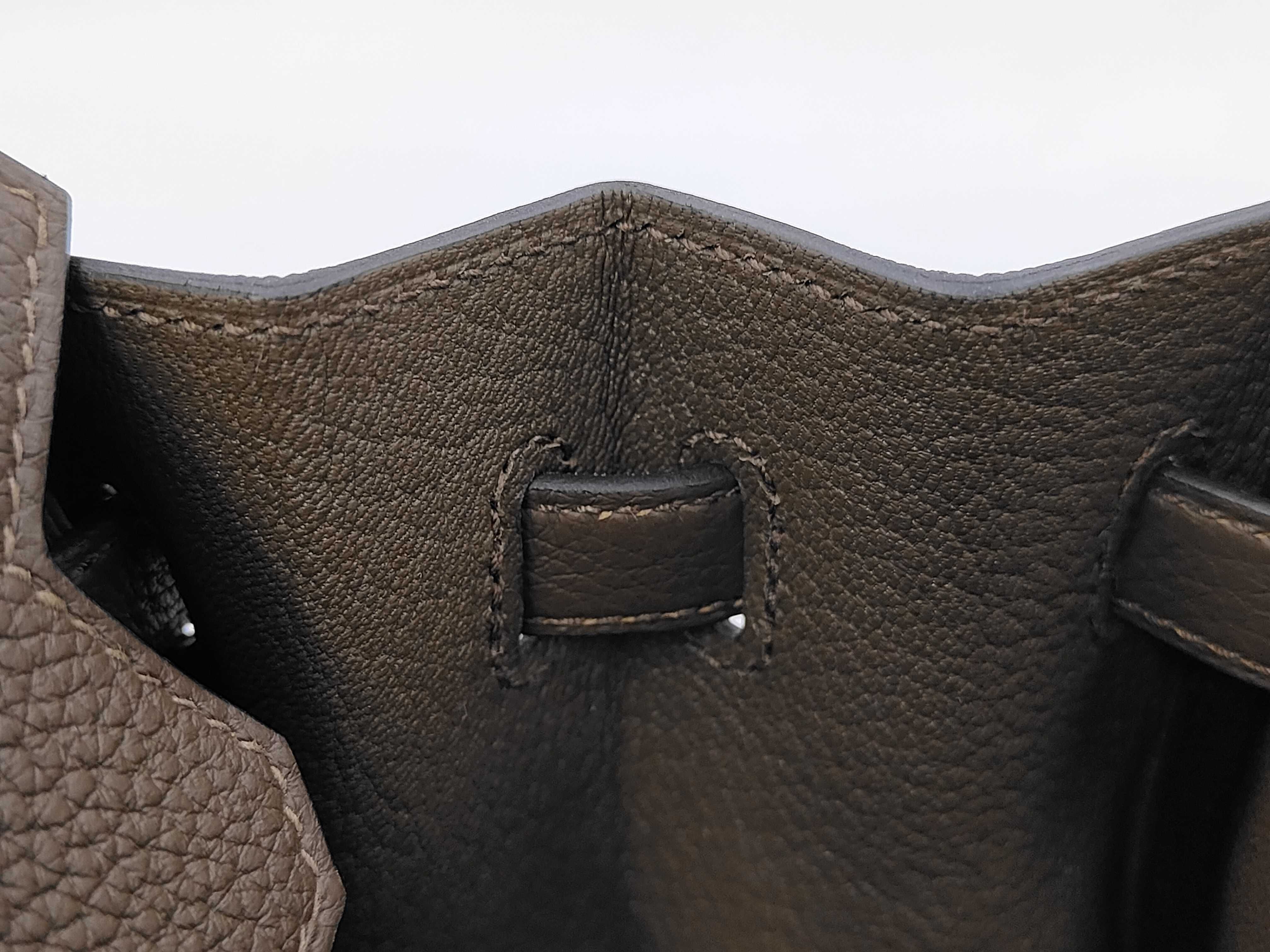 Birkin 25 Togo Vert Roden Gold Hardware G Stamp Handbag — view 13