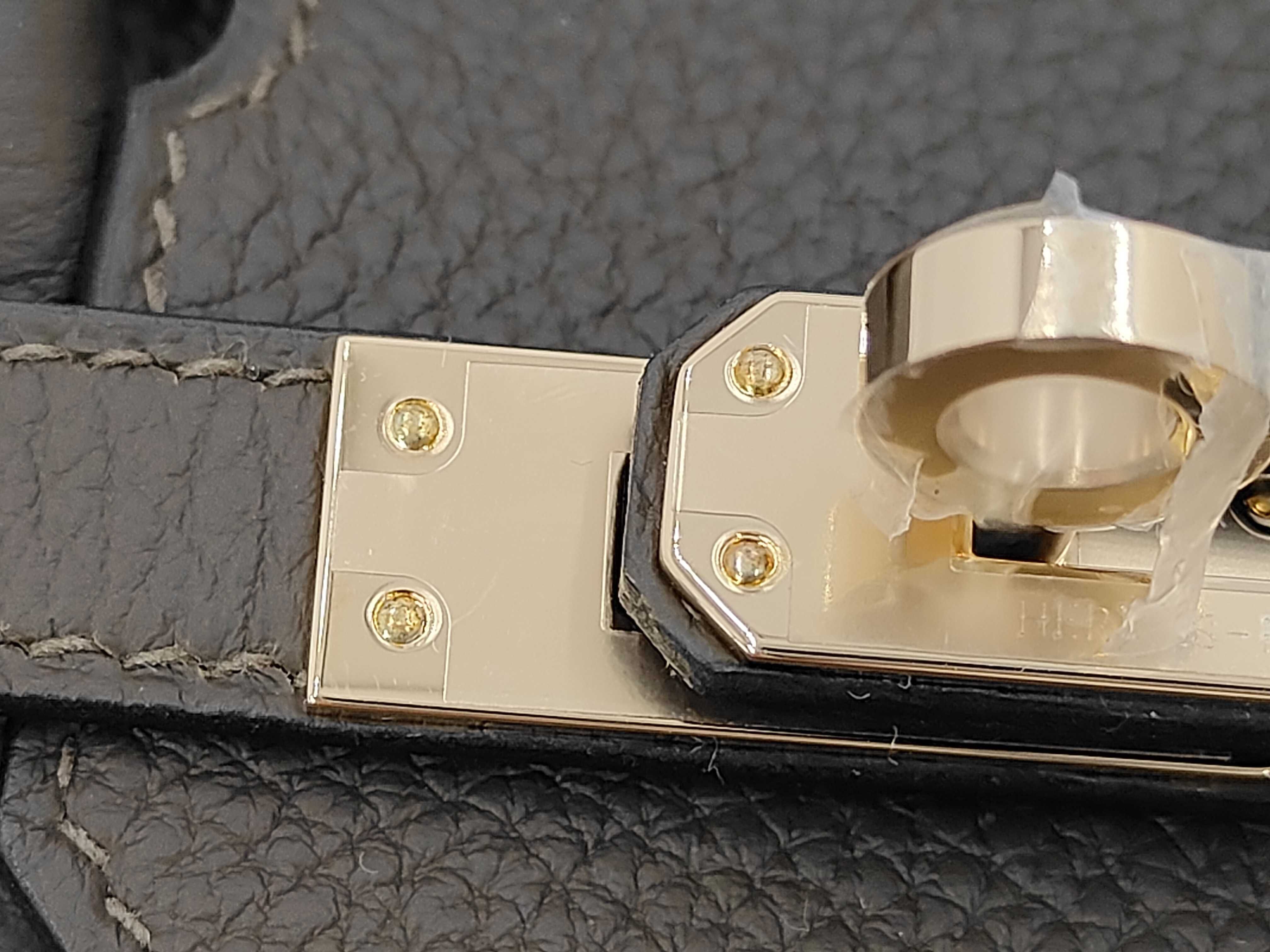 Birkin 25 Togo Vert Roden Gold Hardware G Stamp Handbag — view 8