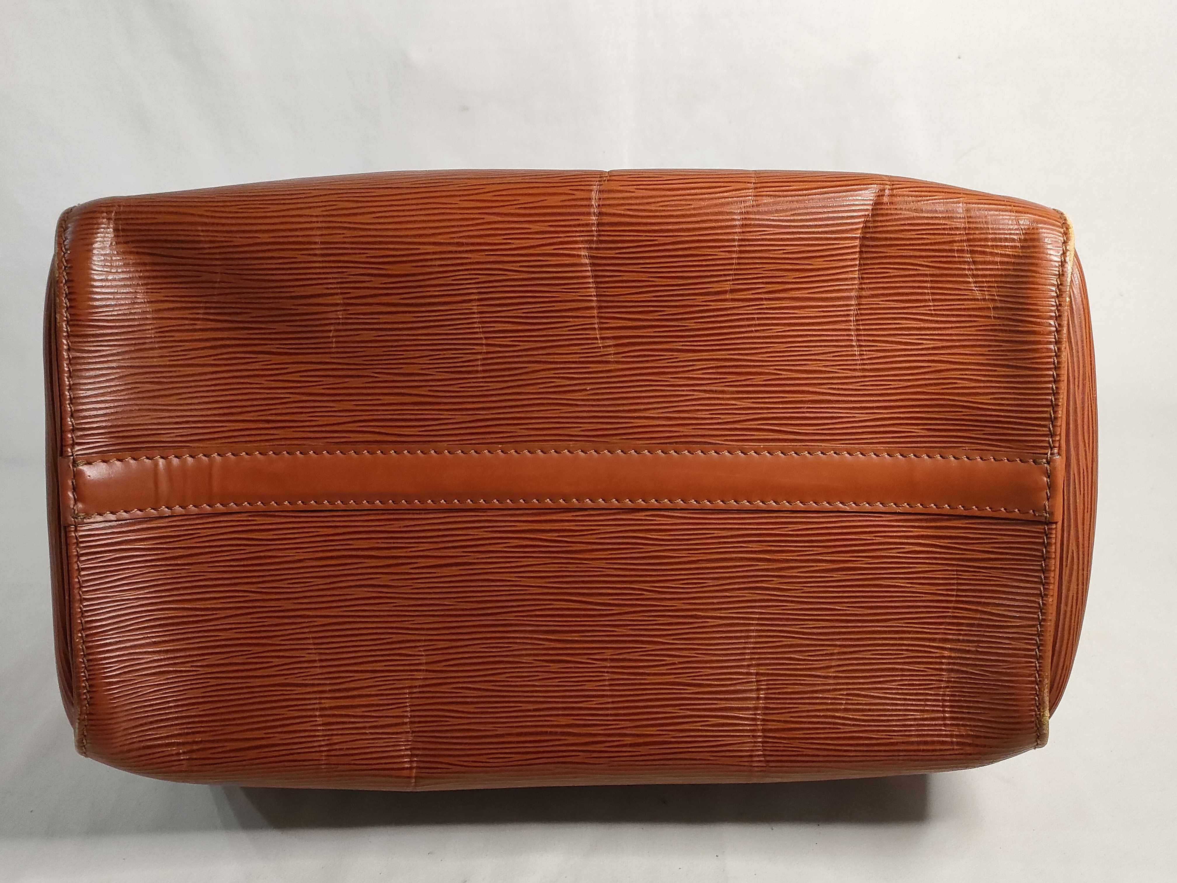 Epi Leather Handbag, Speedy 30, Kenya Brown, N43003 — view 7