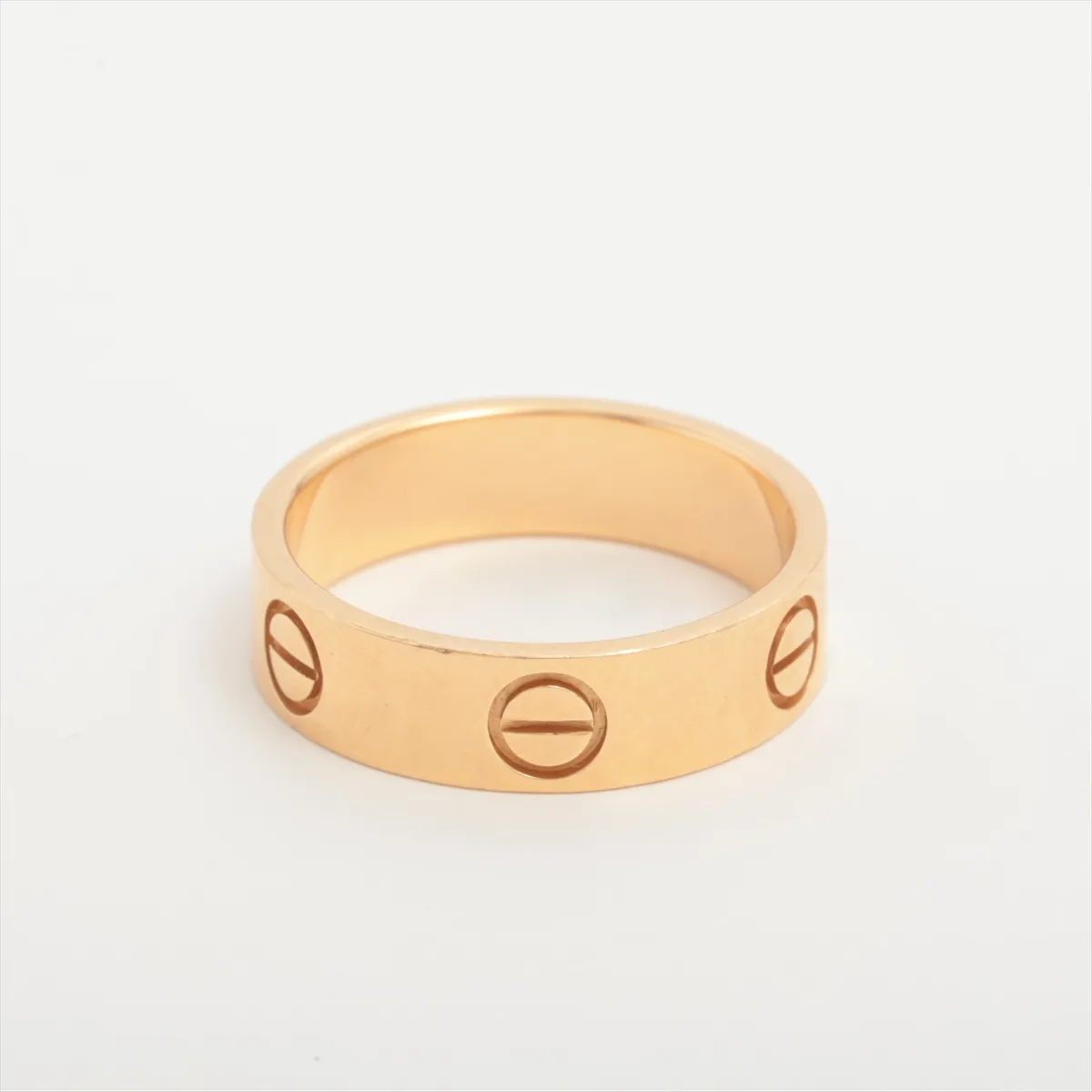 Love Ring 750 (PG) 6.0g Size 57 FN2398 (Dents, metal wear) — view 2
