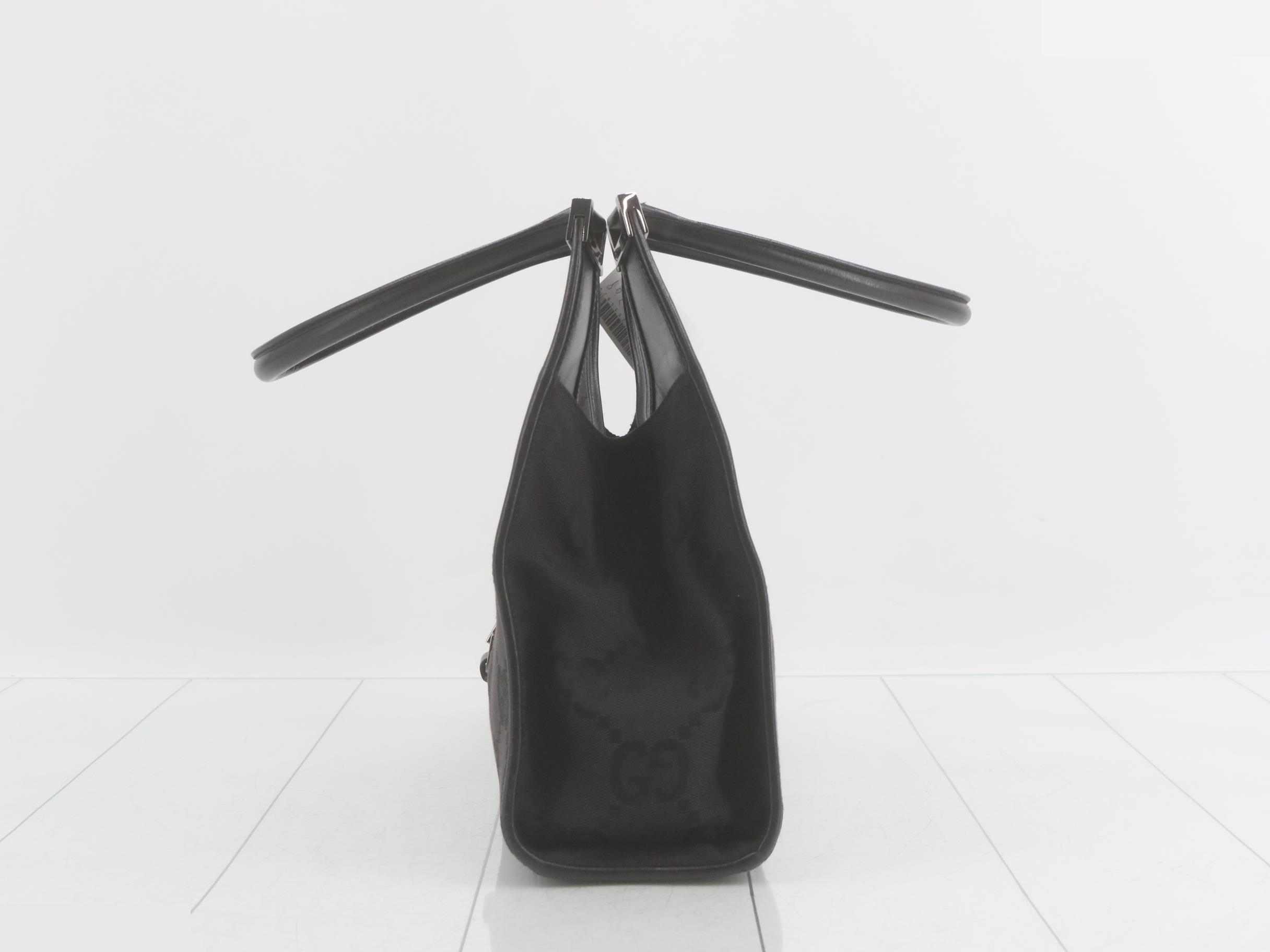 Jackie Jumbo GG Canvas Leather Handbag — view 3
