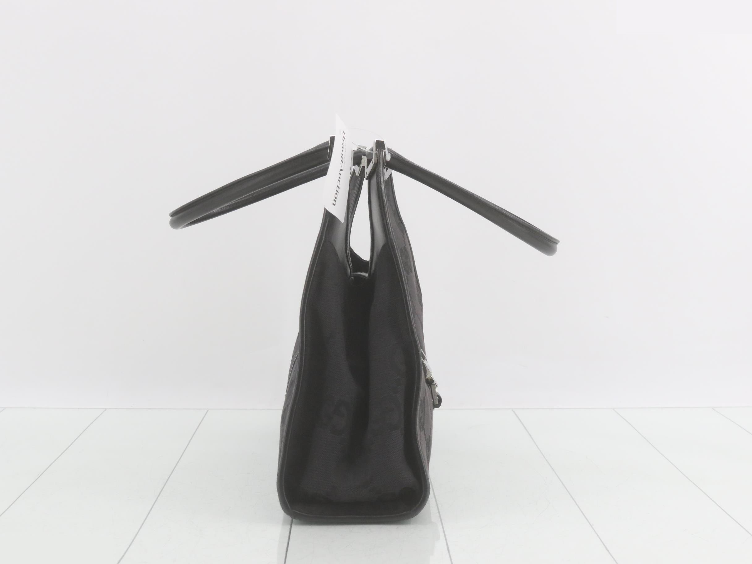 Jackie Jumbo GG Canvas Leather Handbag — view 4
