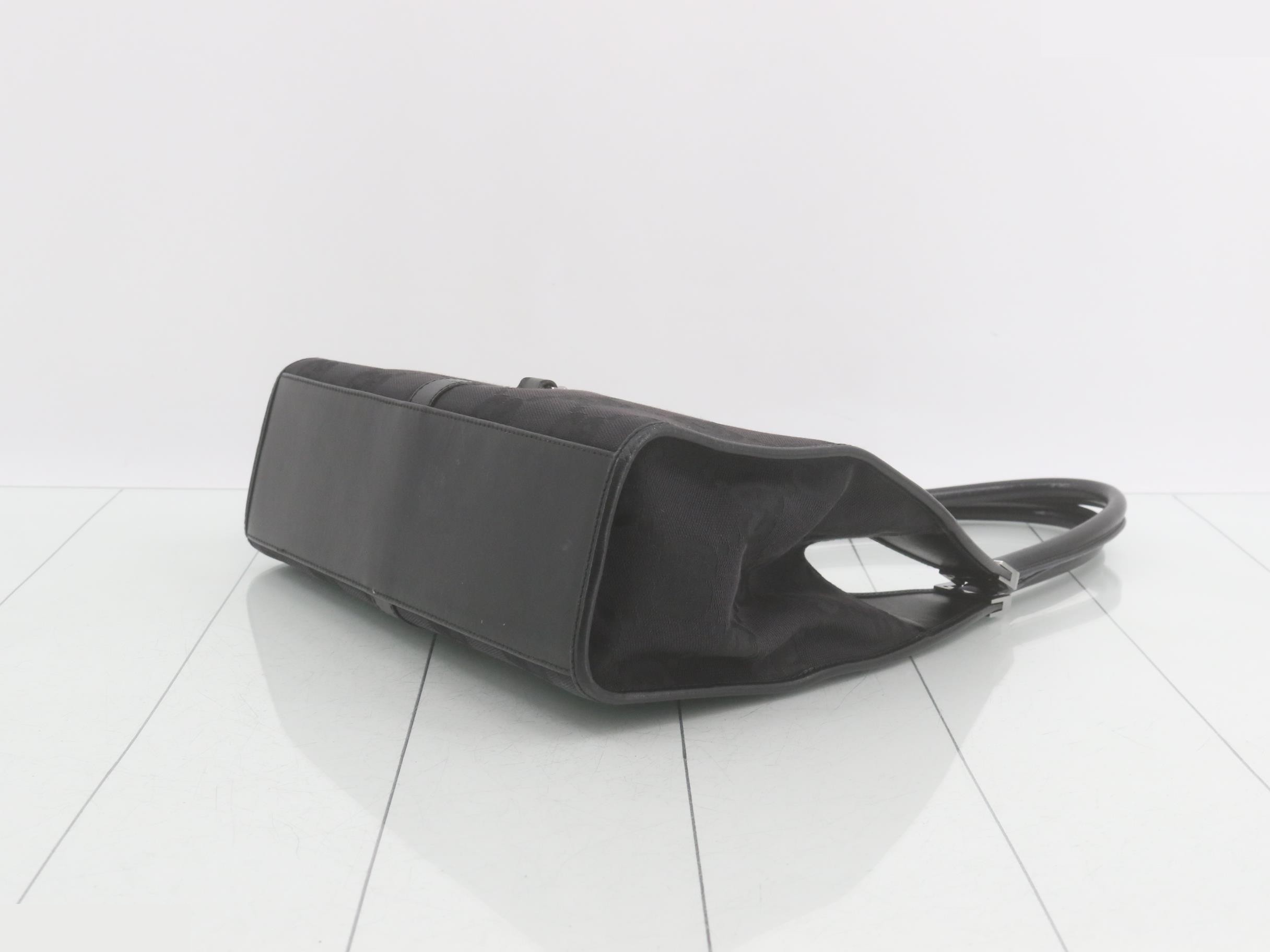 Jackie Jumbo GG Canvas Leather Handbag — view 6