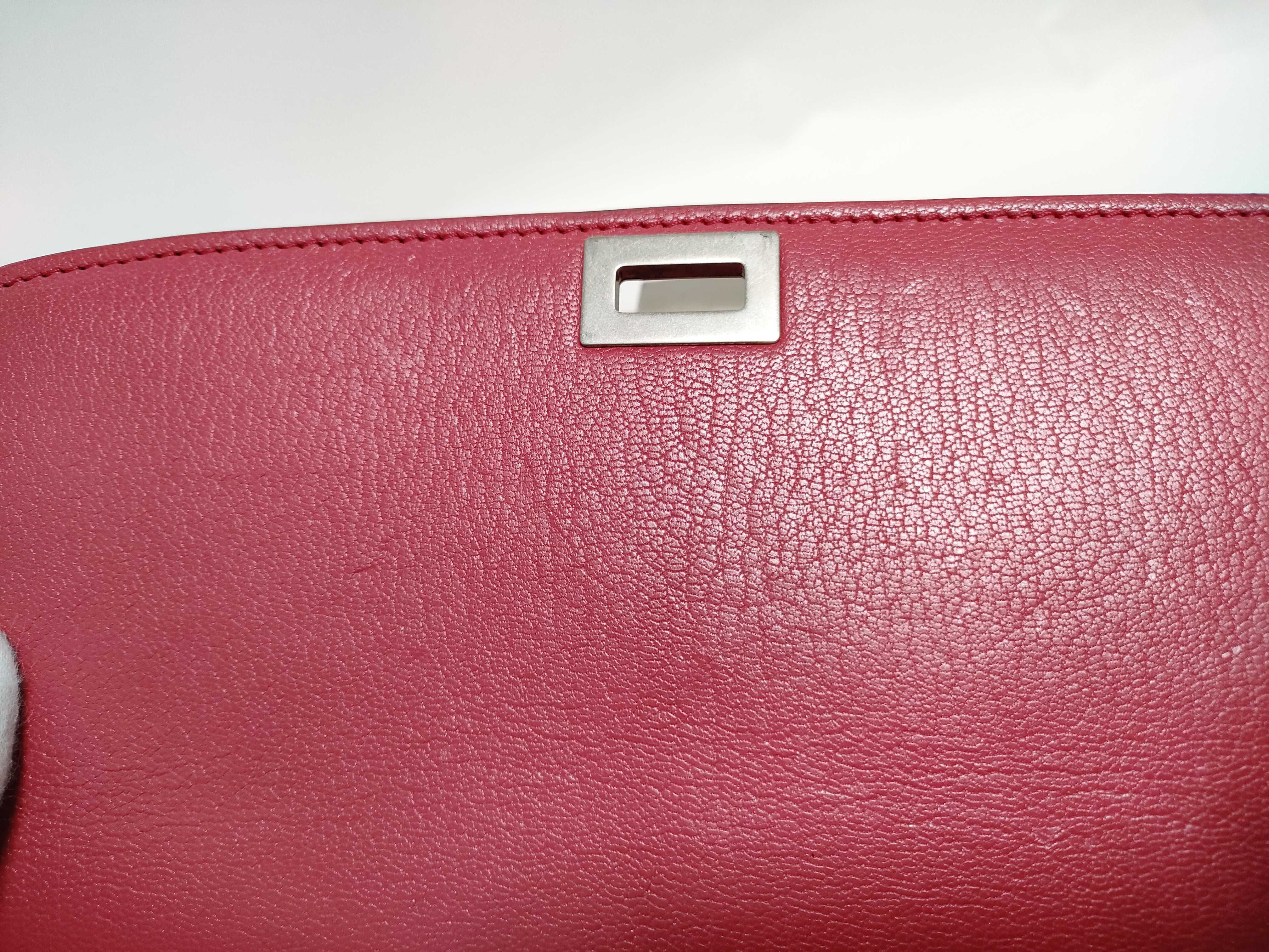 Classic Box Medium Leather Shoulder Bag — view 15