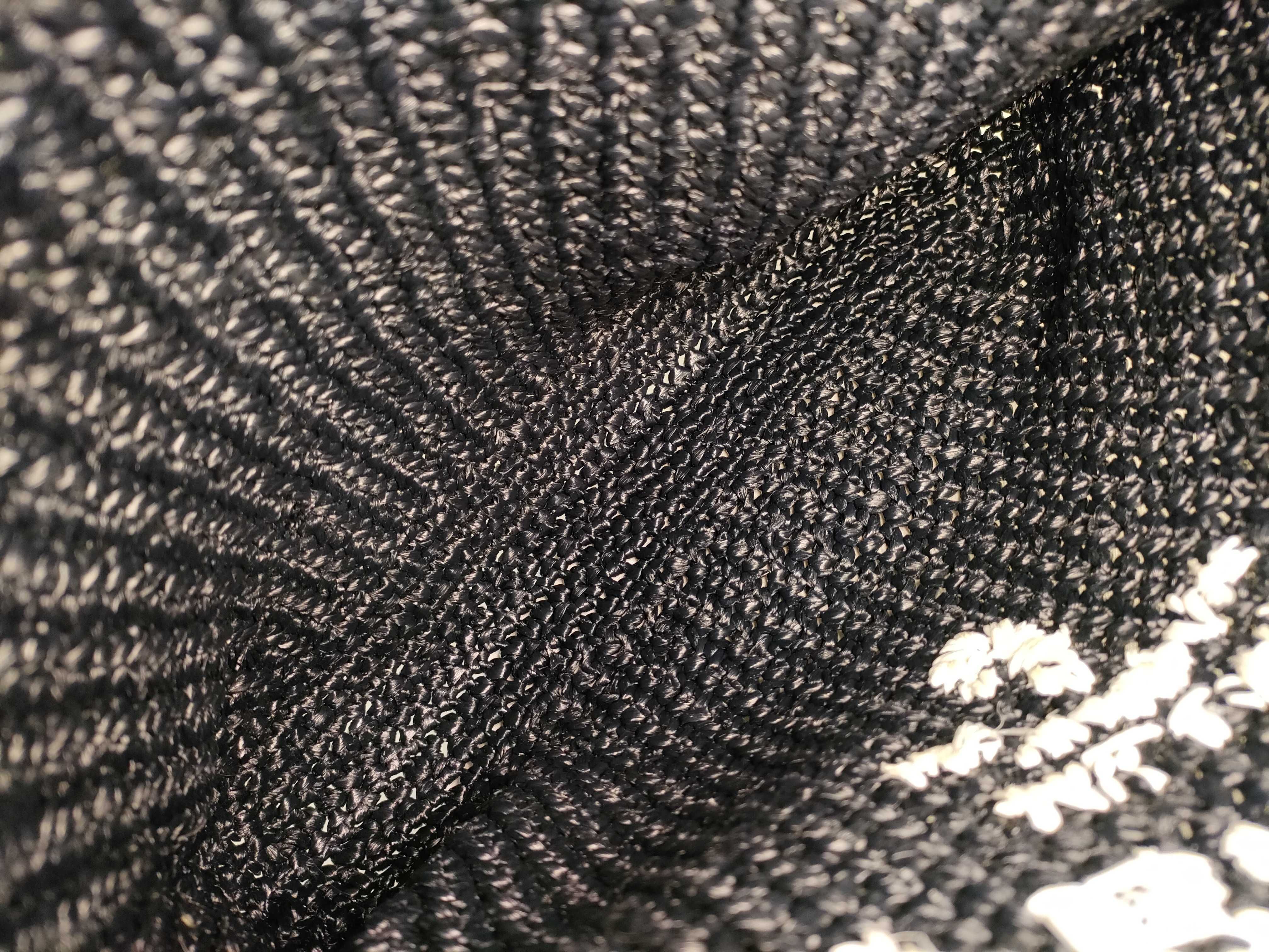 Raffia Tote Bag Black Tote Bag — view 9