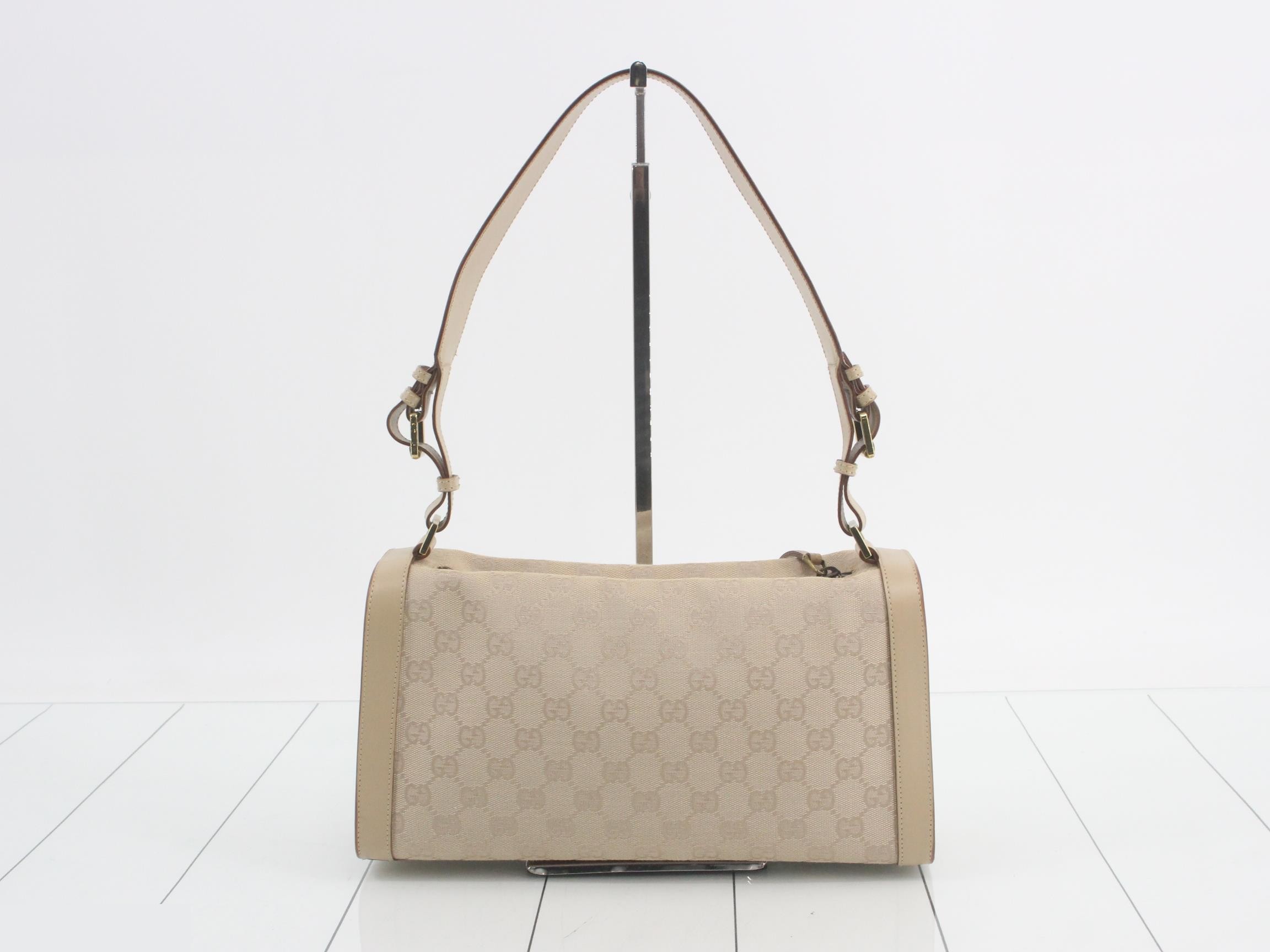 GG Canvas (Bag) - One-Shoulder Bag - Beige — view 2