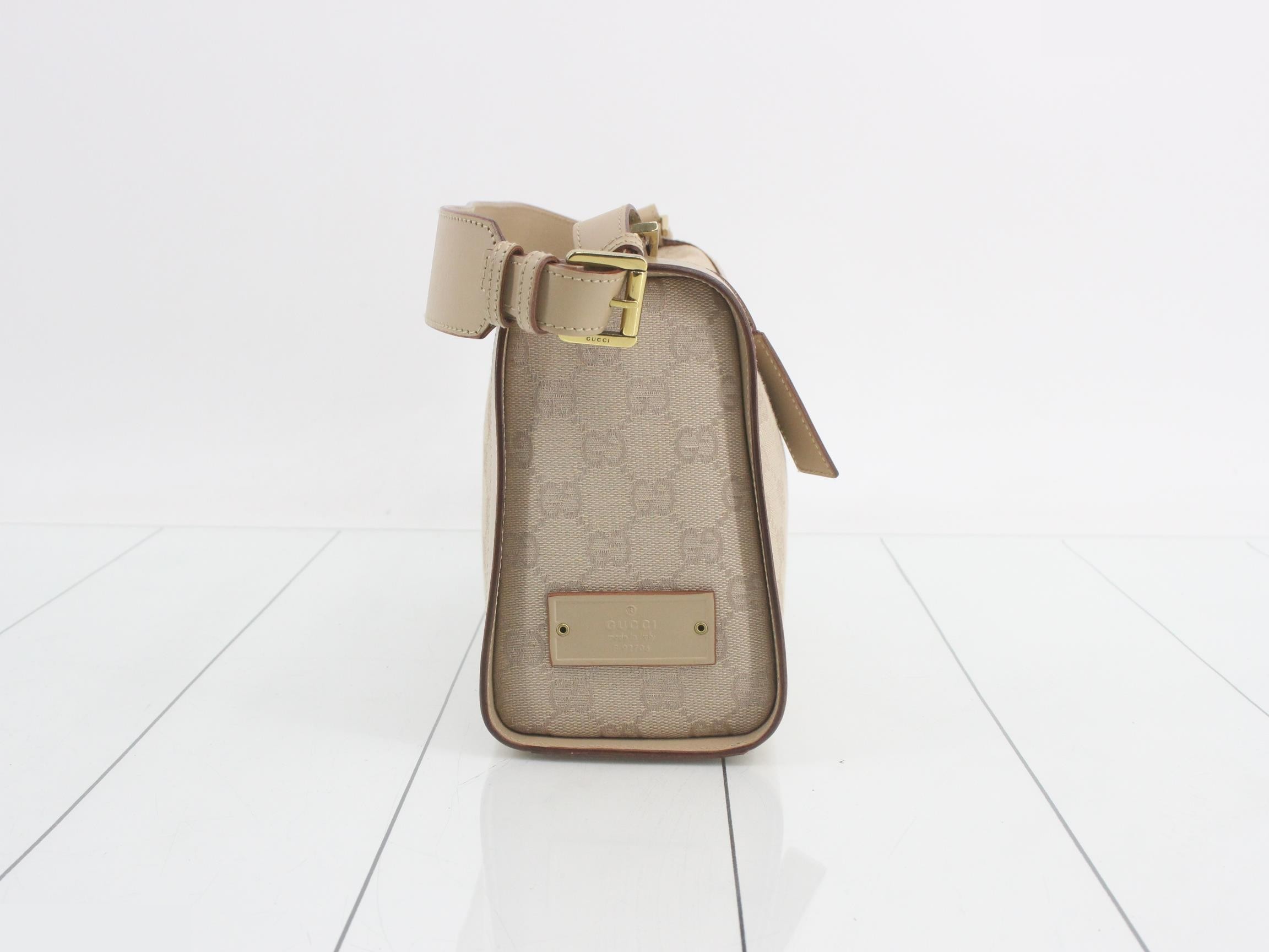 GG Canvas (Bag) - One-Shoulder Bag - Beige — view 4