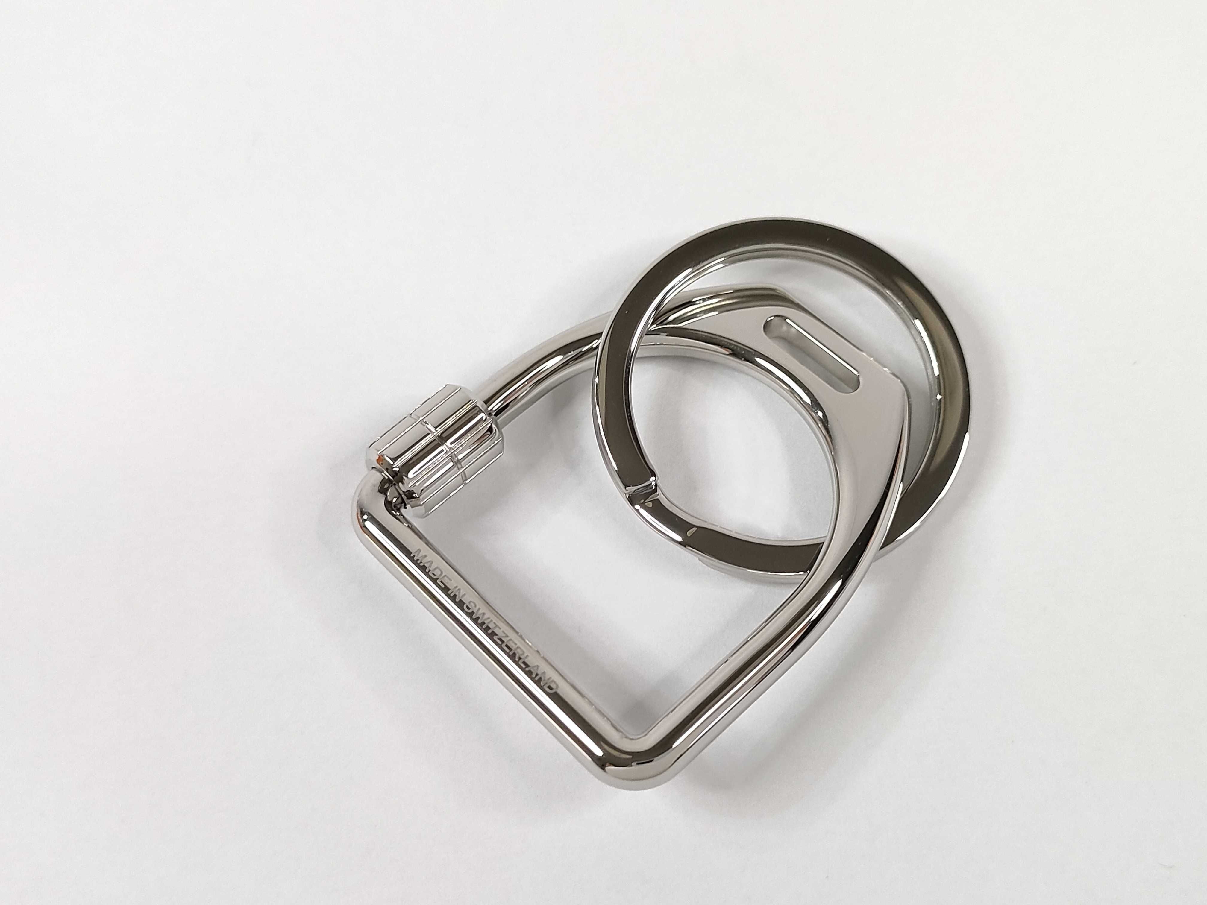 Etrier Keyring, Silver Hardware, Unused, Key Case/Keychain — view 3