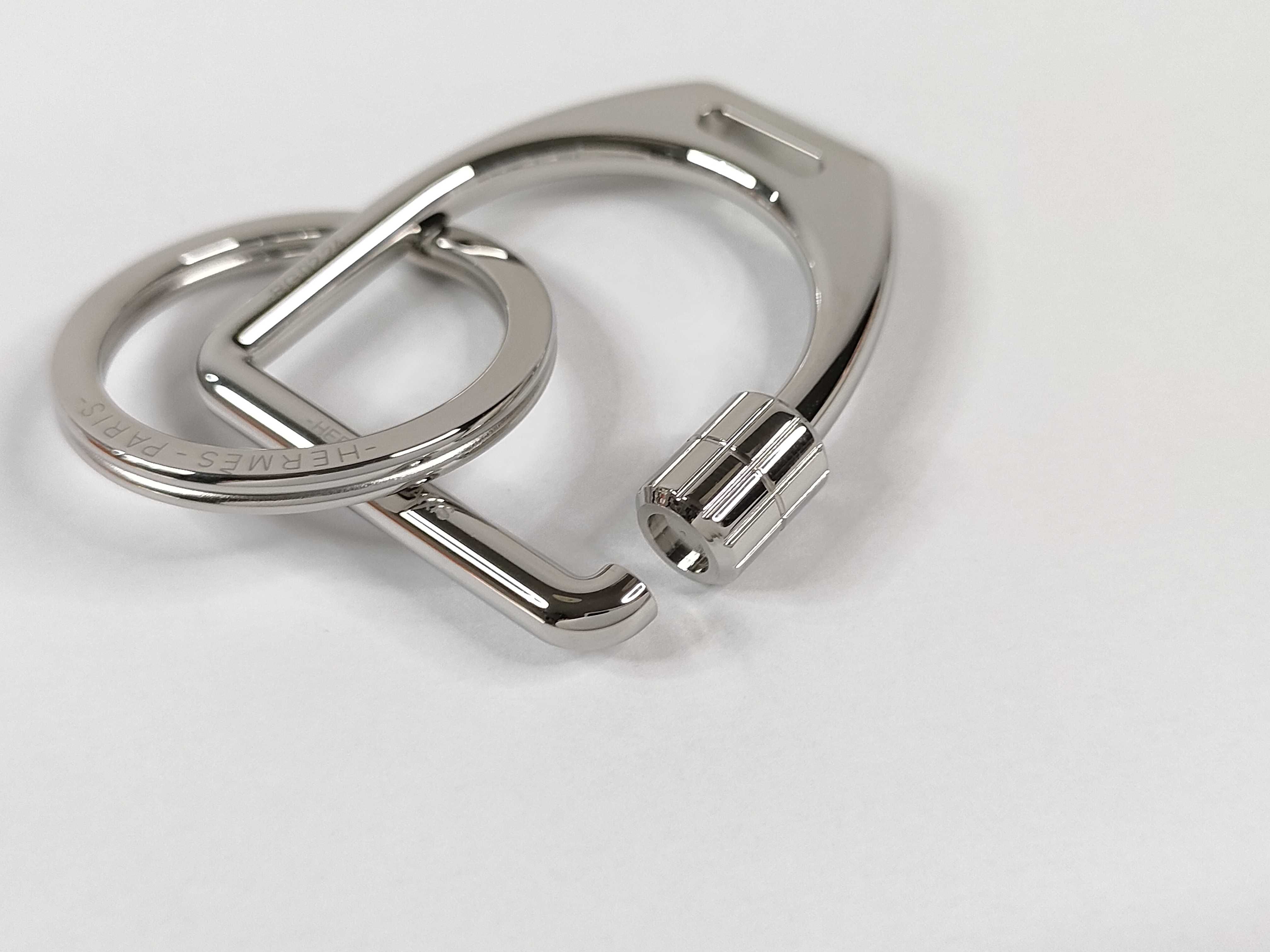 Etrier Keyring, Silver Hardware, Unused, Key Case/Keychain — view 5
