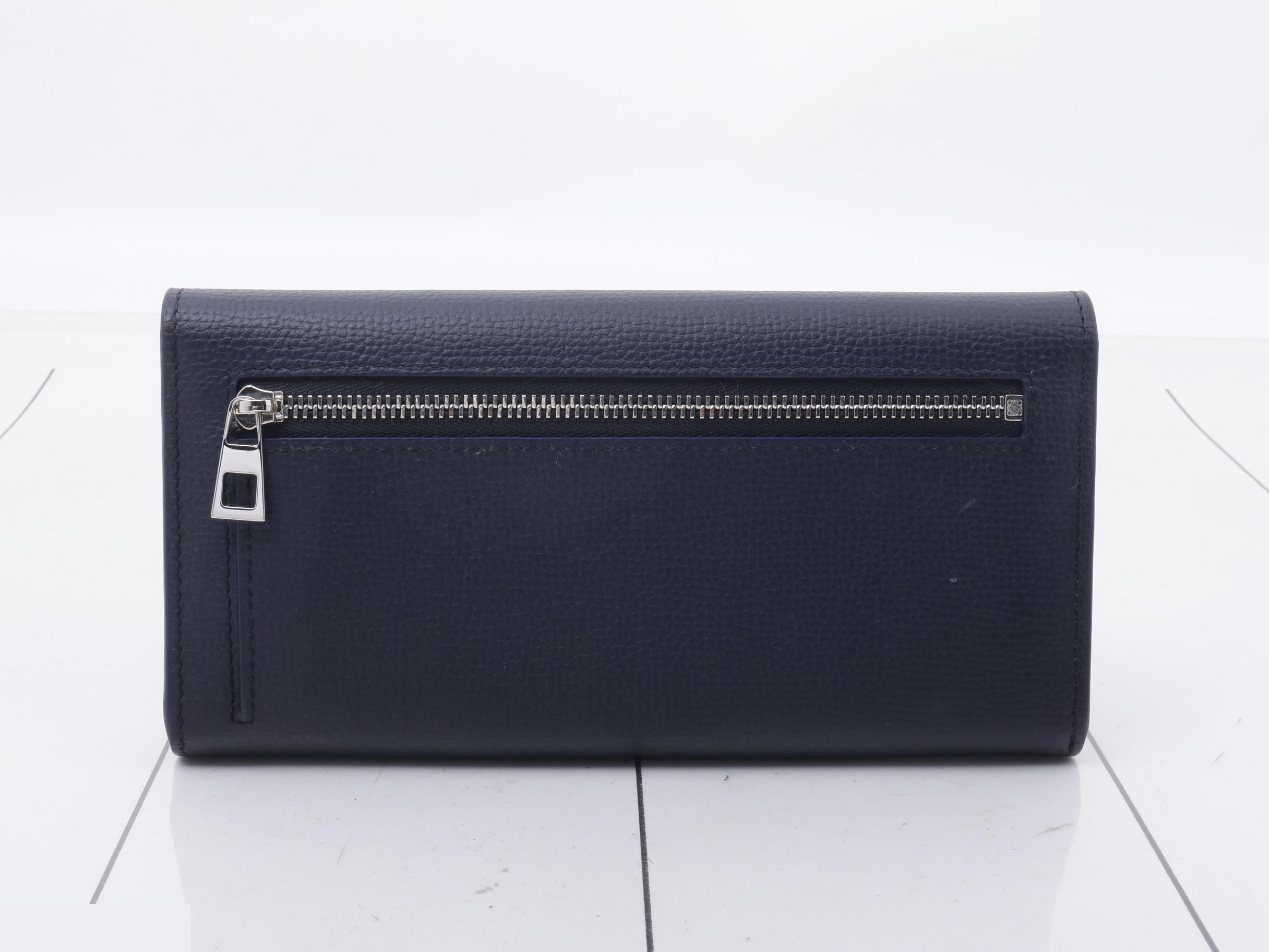Leather Anagram Bi-fold Long Wallet — view 2