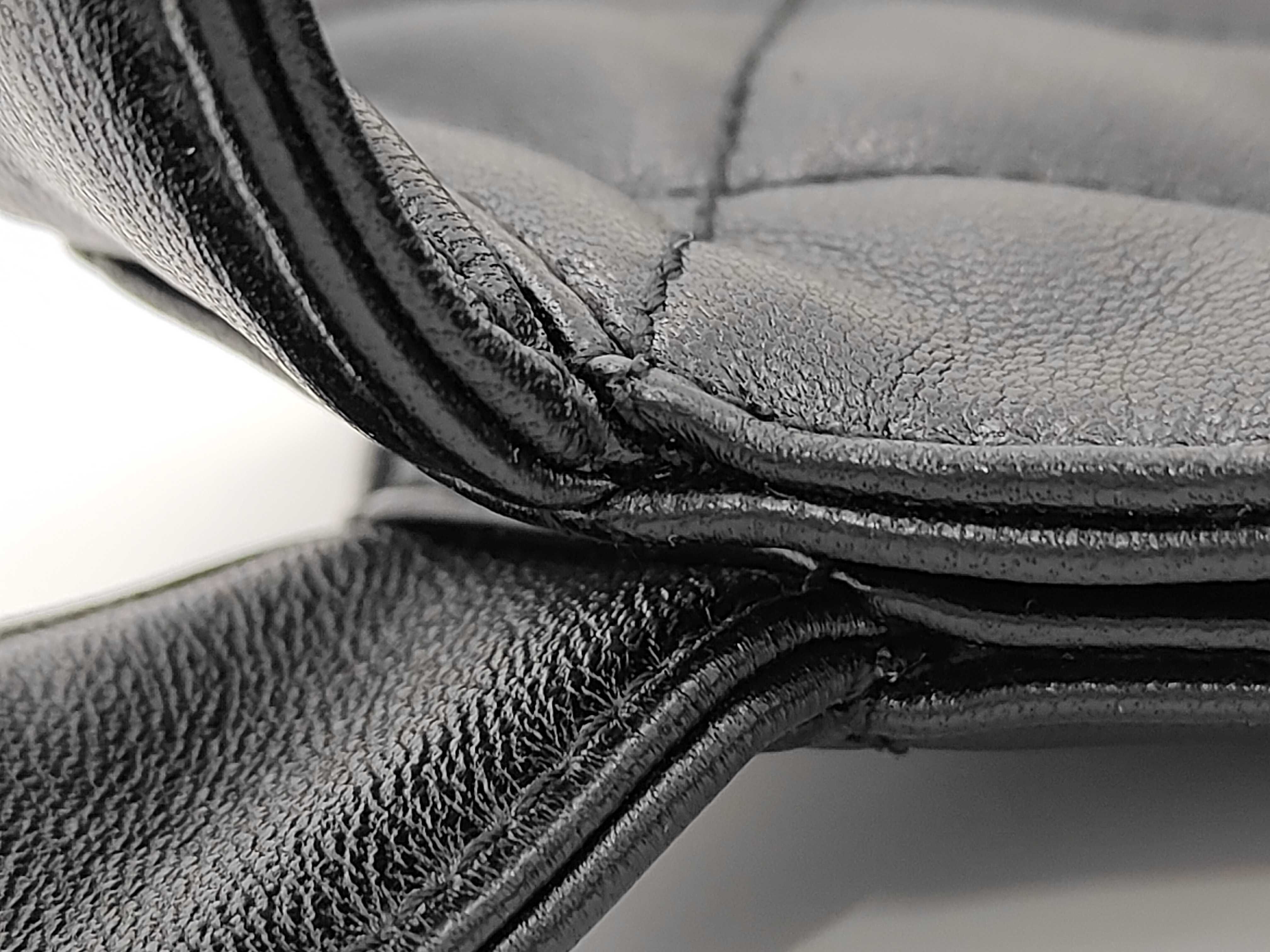 ICARE Black Quilted Lambskin Leather Large Tote Bag with Sub-Bag — view 6