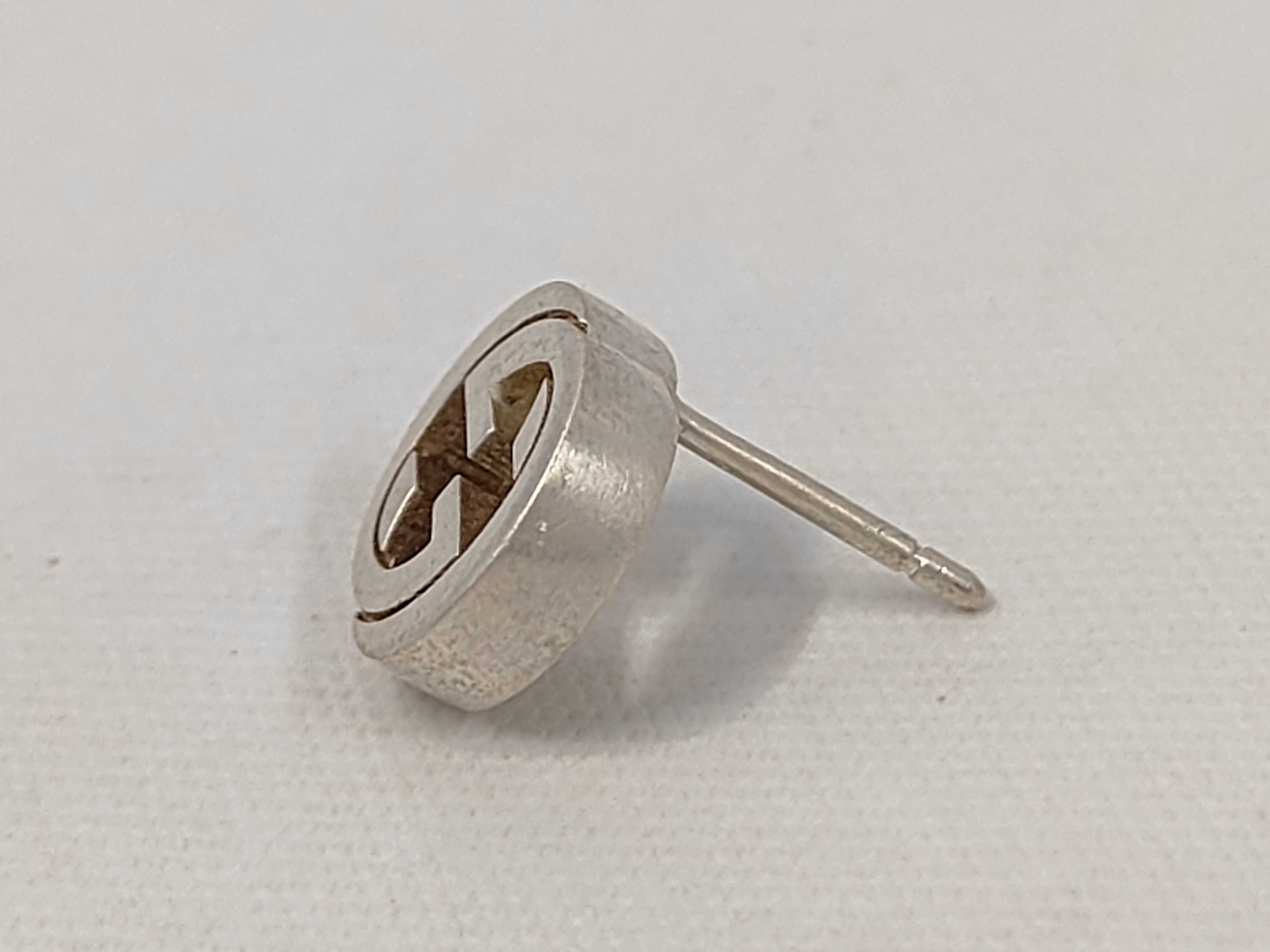 Interlocking G Earrings, Ag925, 1.7g — view 2