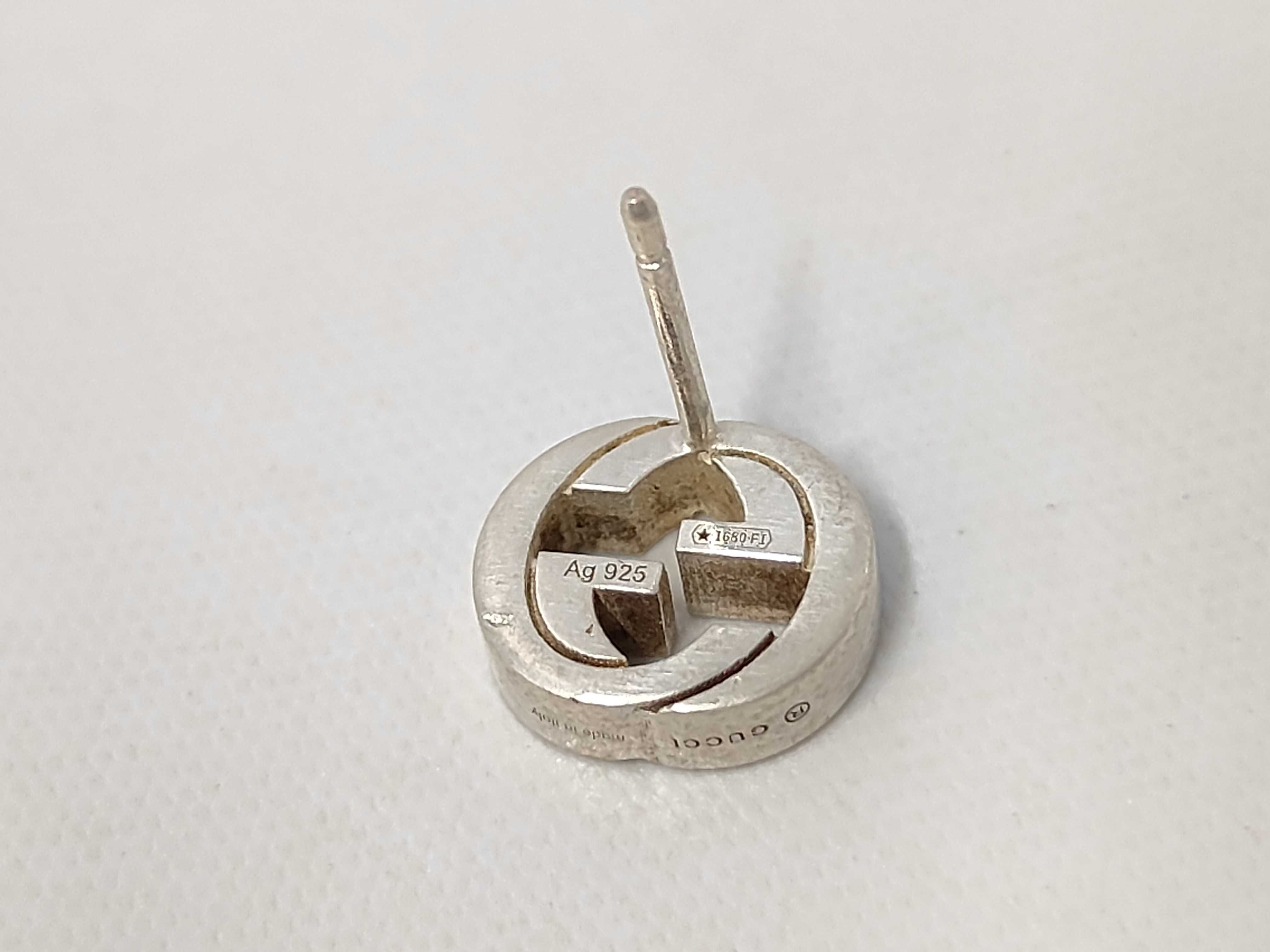 Interlocking G Earrings, Ag925, 1.7g — view 3
