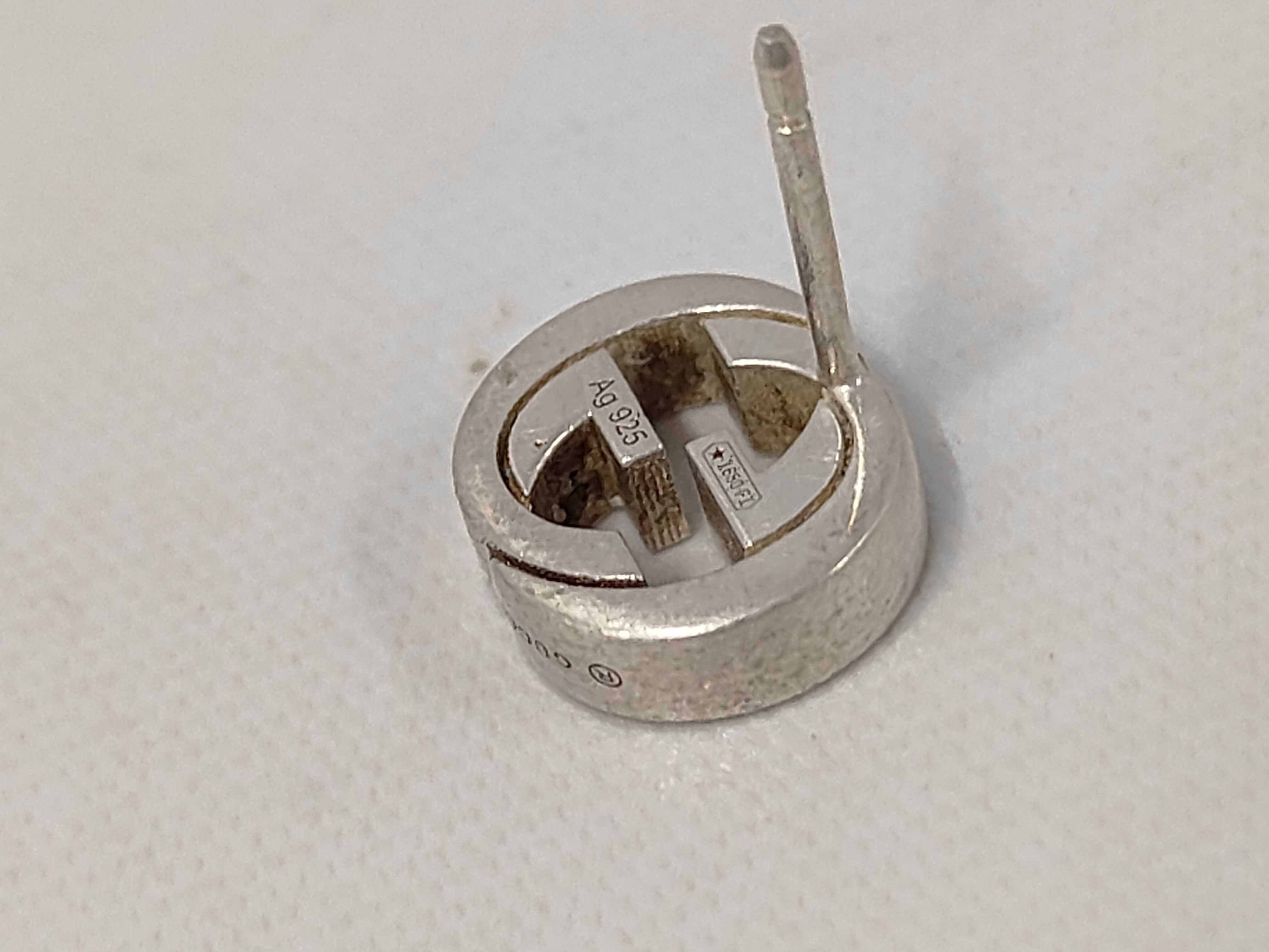 Interlocking G Earrings, Ag925, 1.7g — view 7