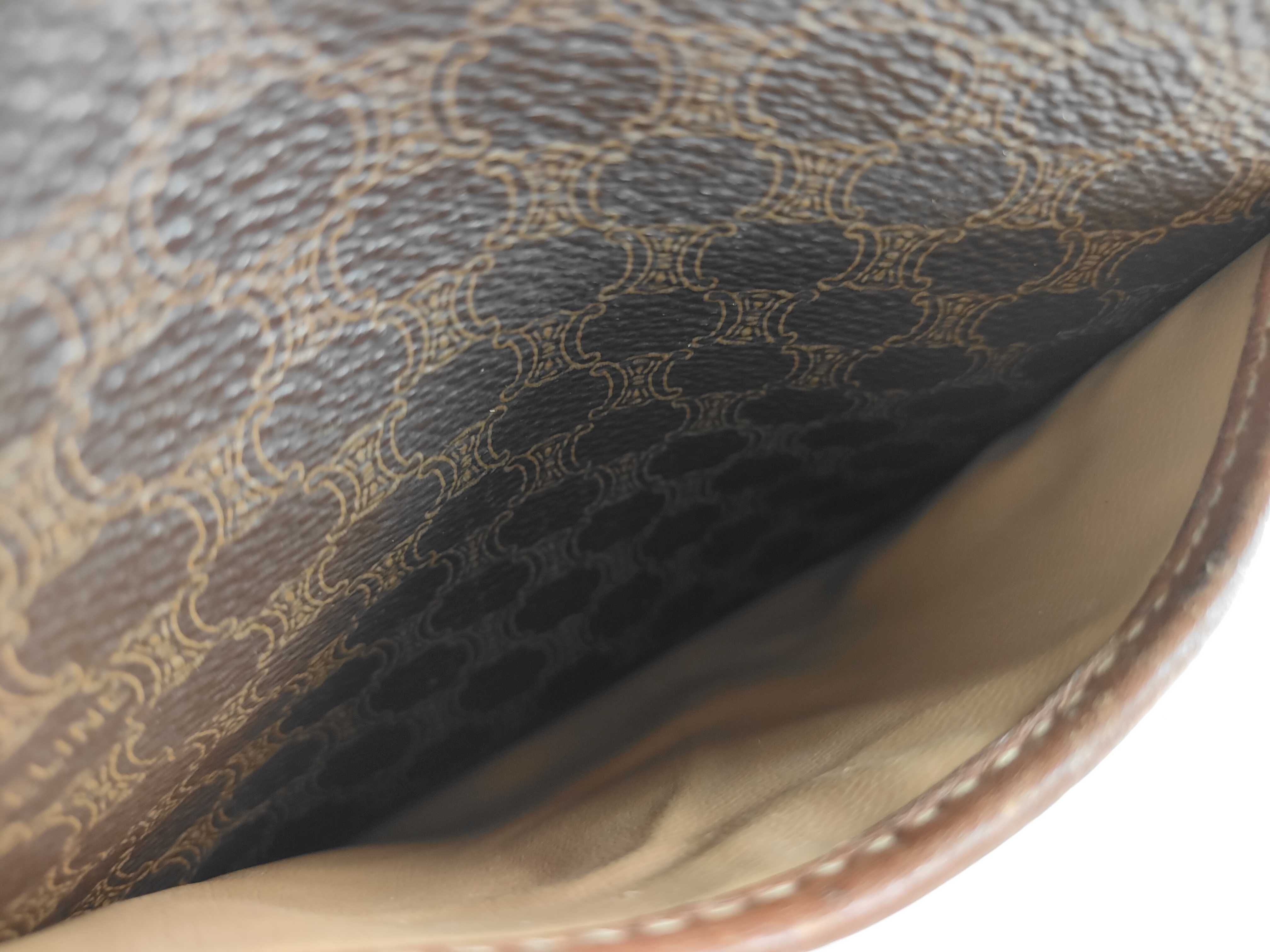CELINE Macadam Leather Boston Bag — view 14
