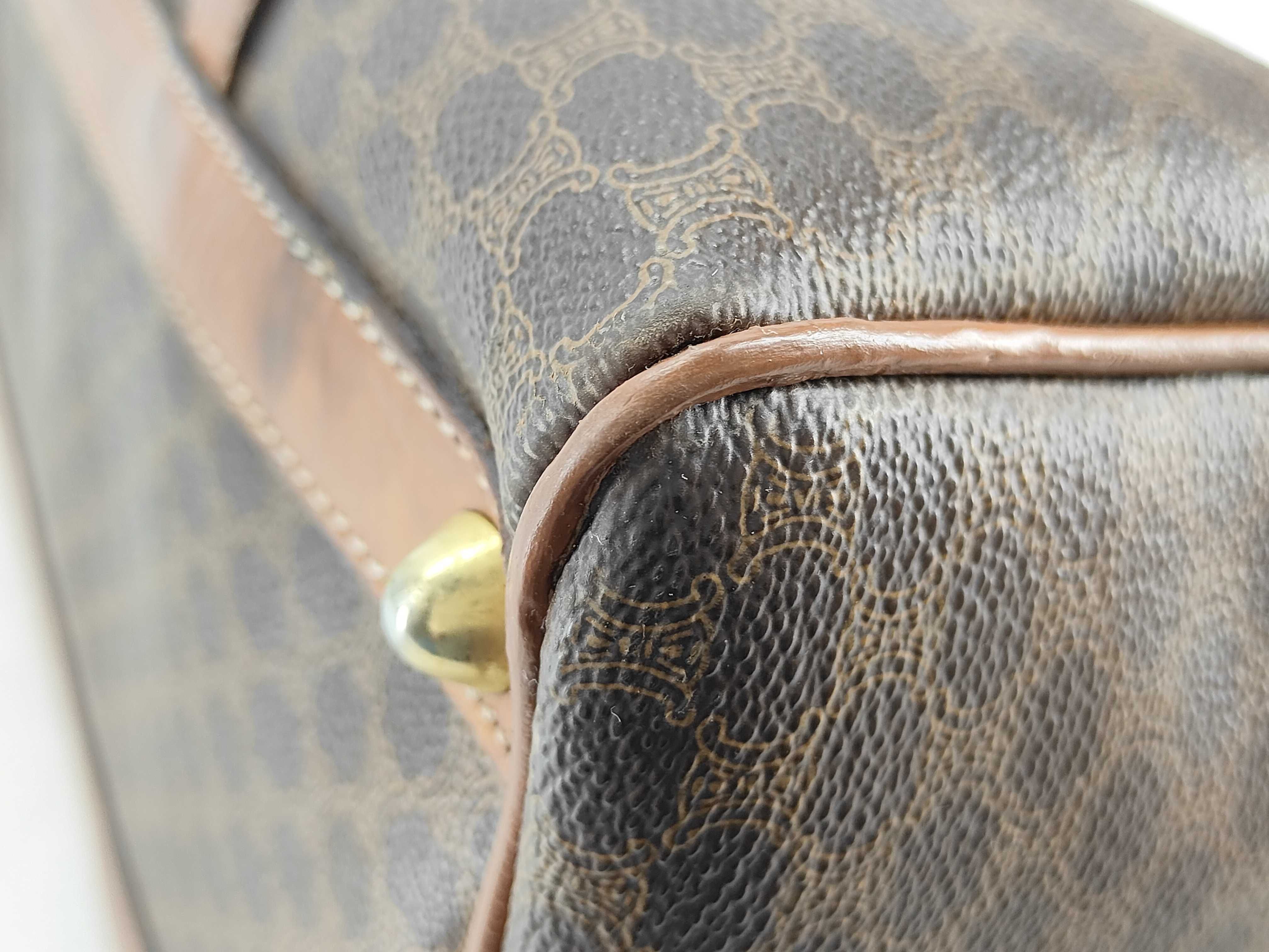 CELINE Macadam Leather Boston Bag — view 6