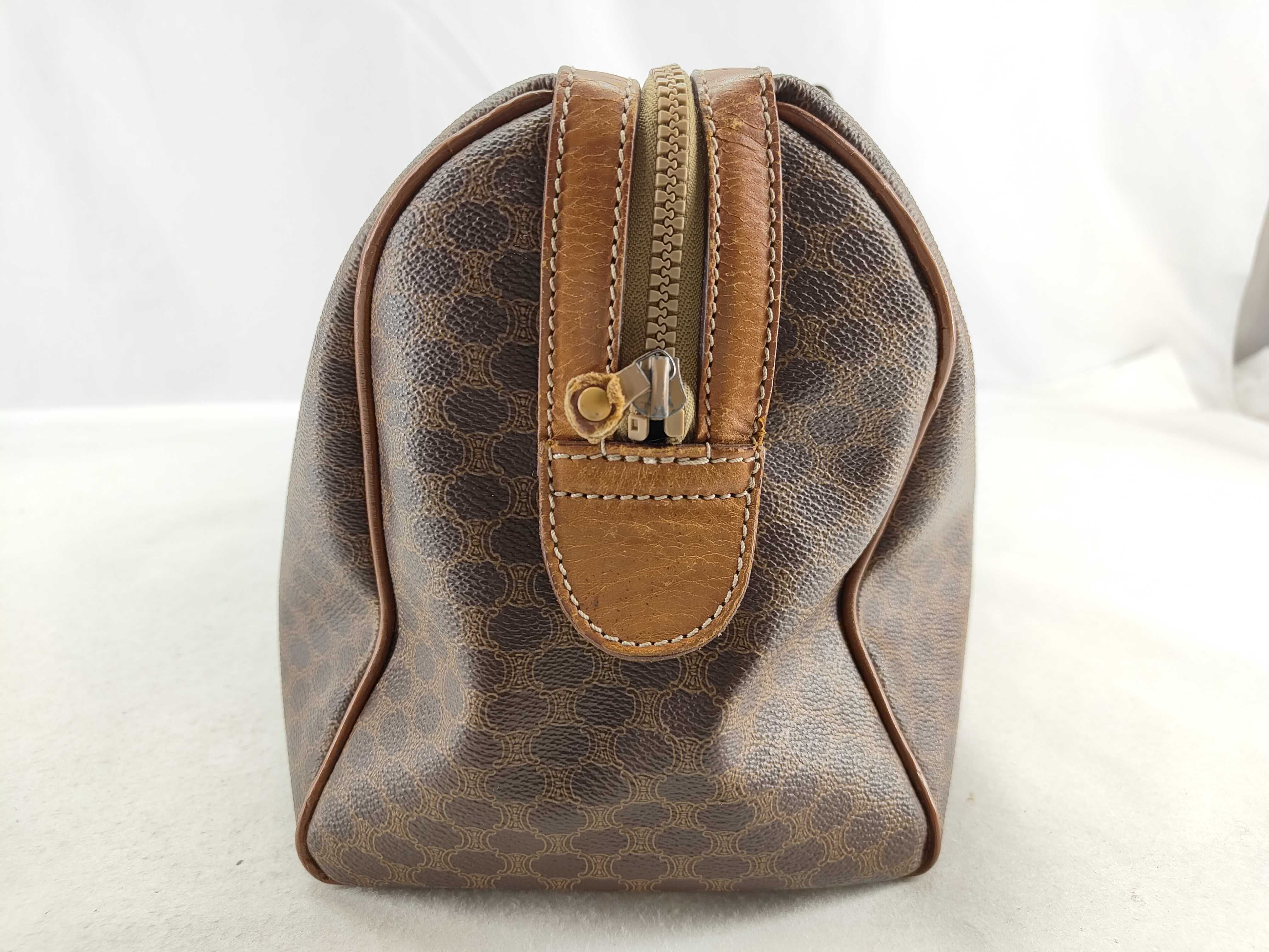 CELINE Macadam Leather Boston Bag — view 8