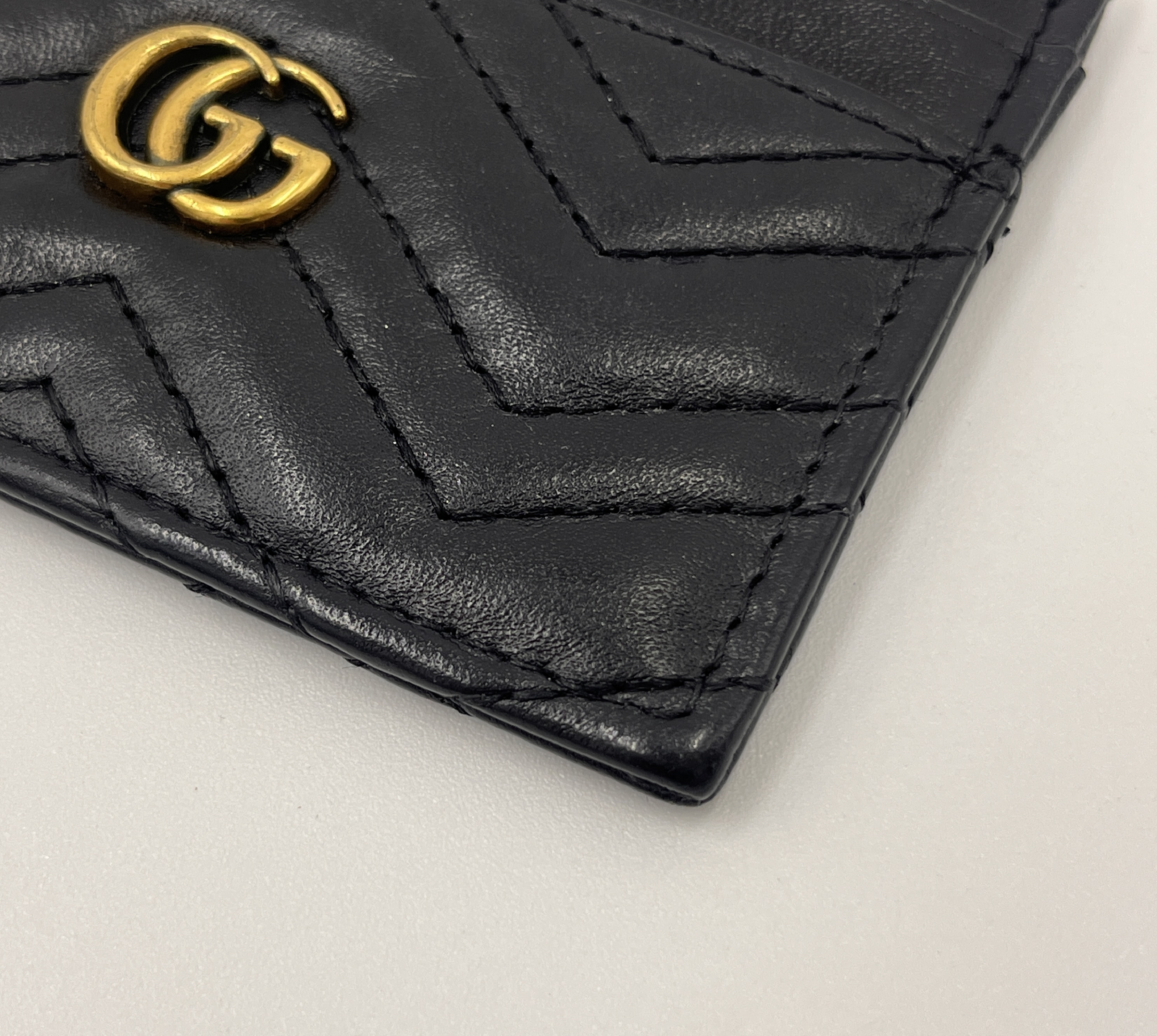 Card Case 451277 GG Marmont Leather Card Case — view 3