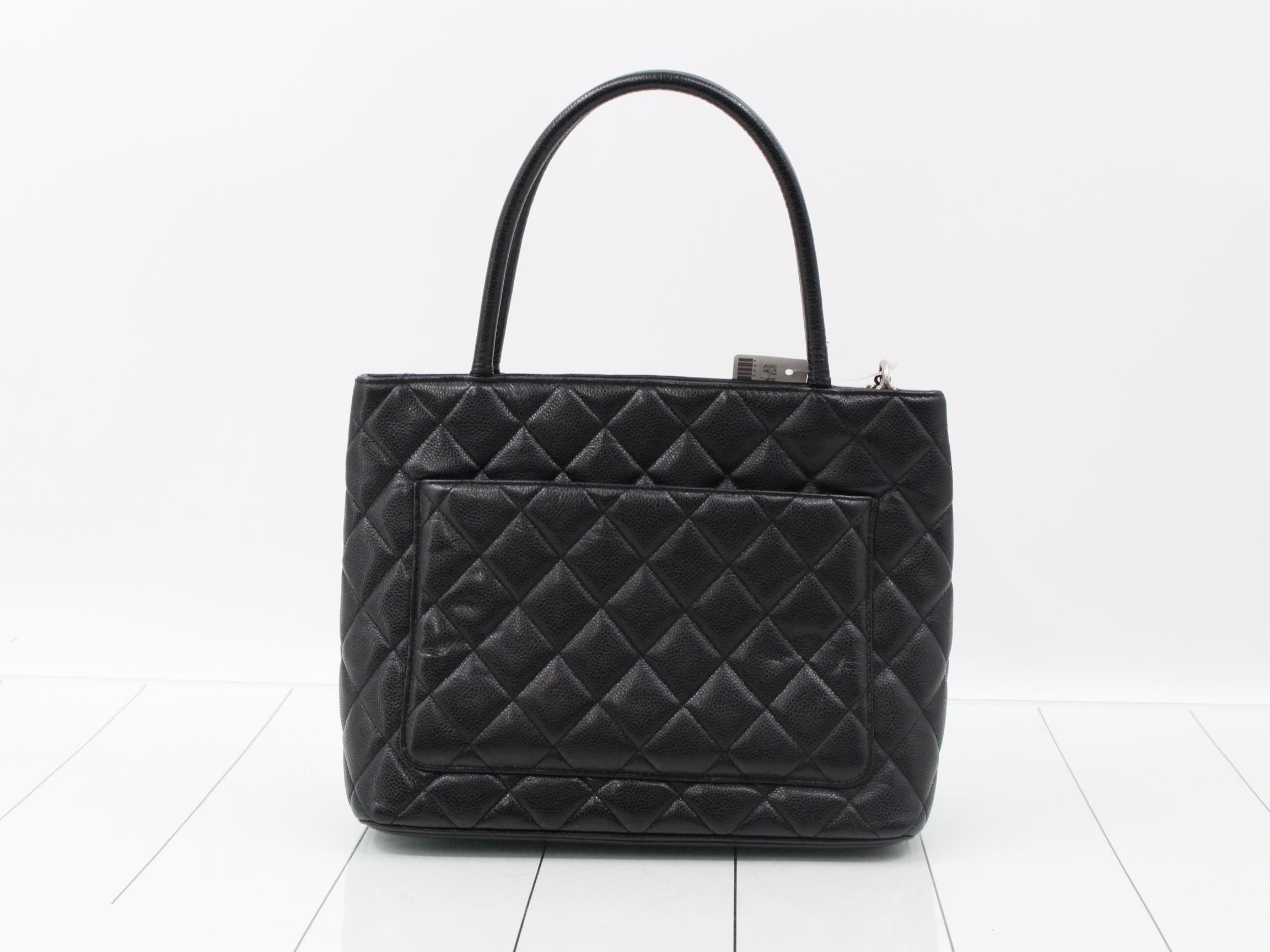 Caviar Tote Bag, Black — view 2