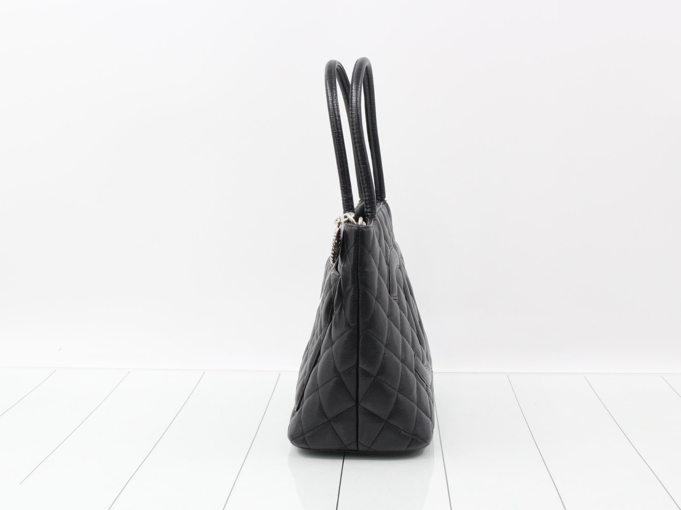 Caviar Tote Bag, Black — view 4