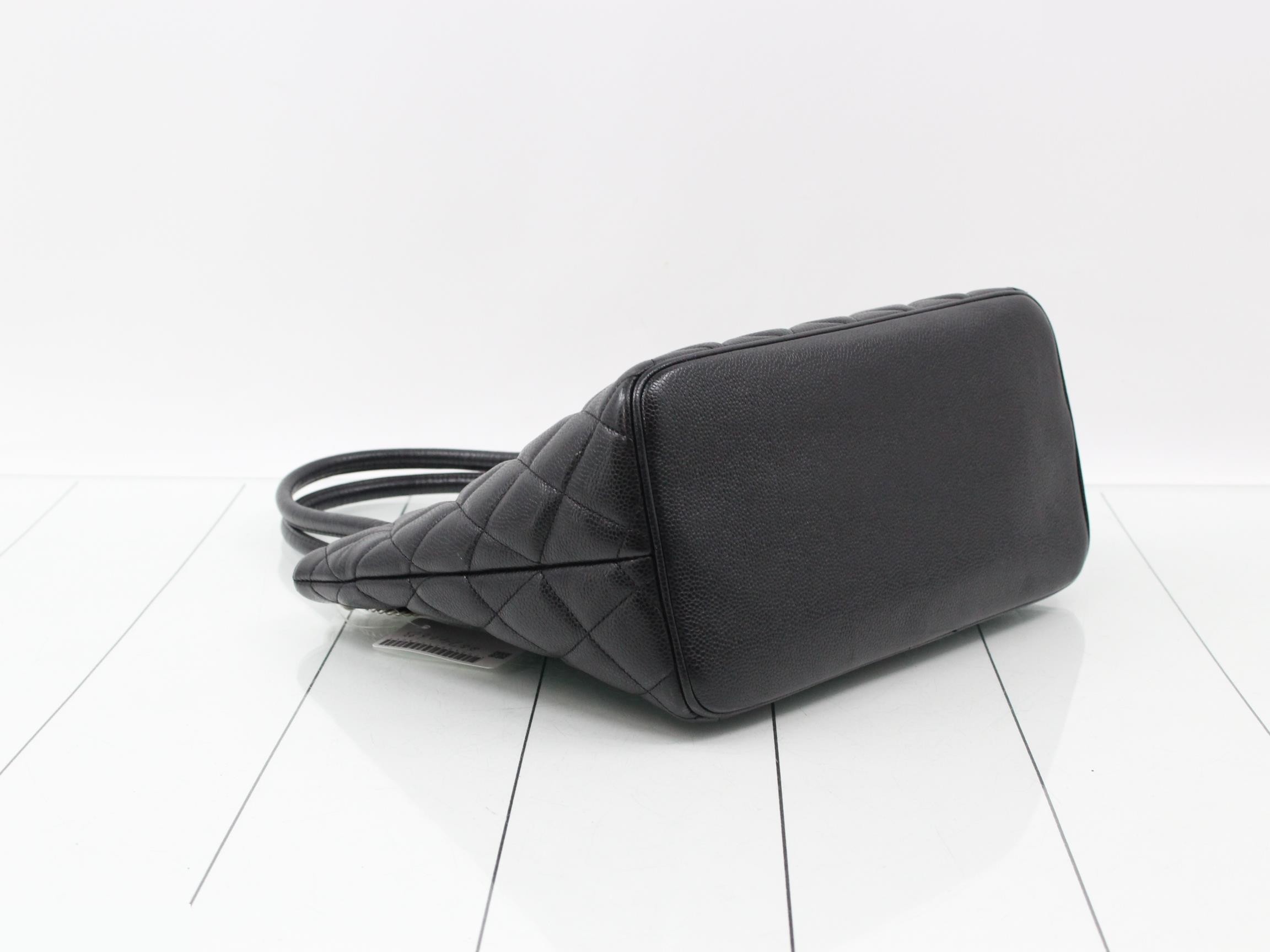 Caviar Tote Bag, Black — view 5