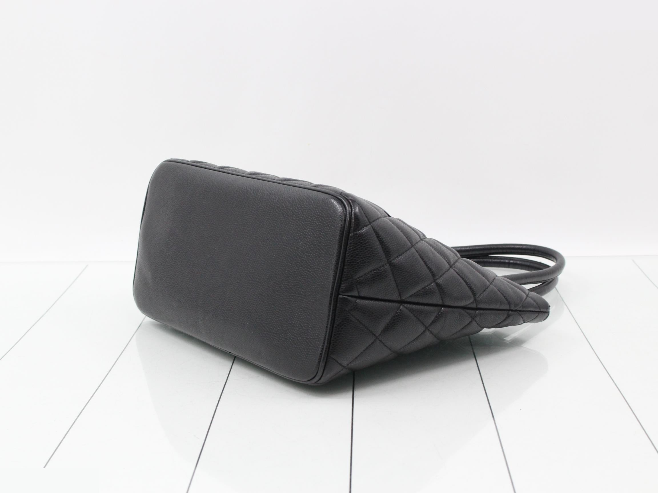 Caviar Tote Bag, Black — view 6