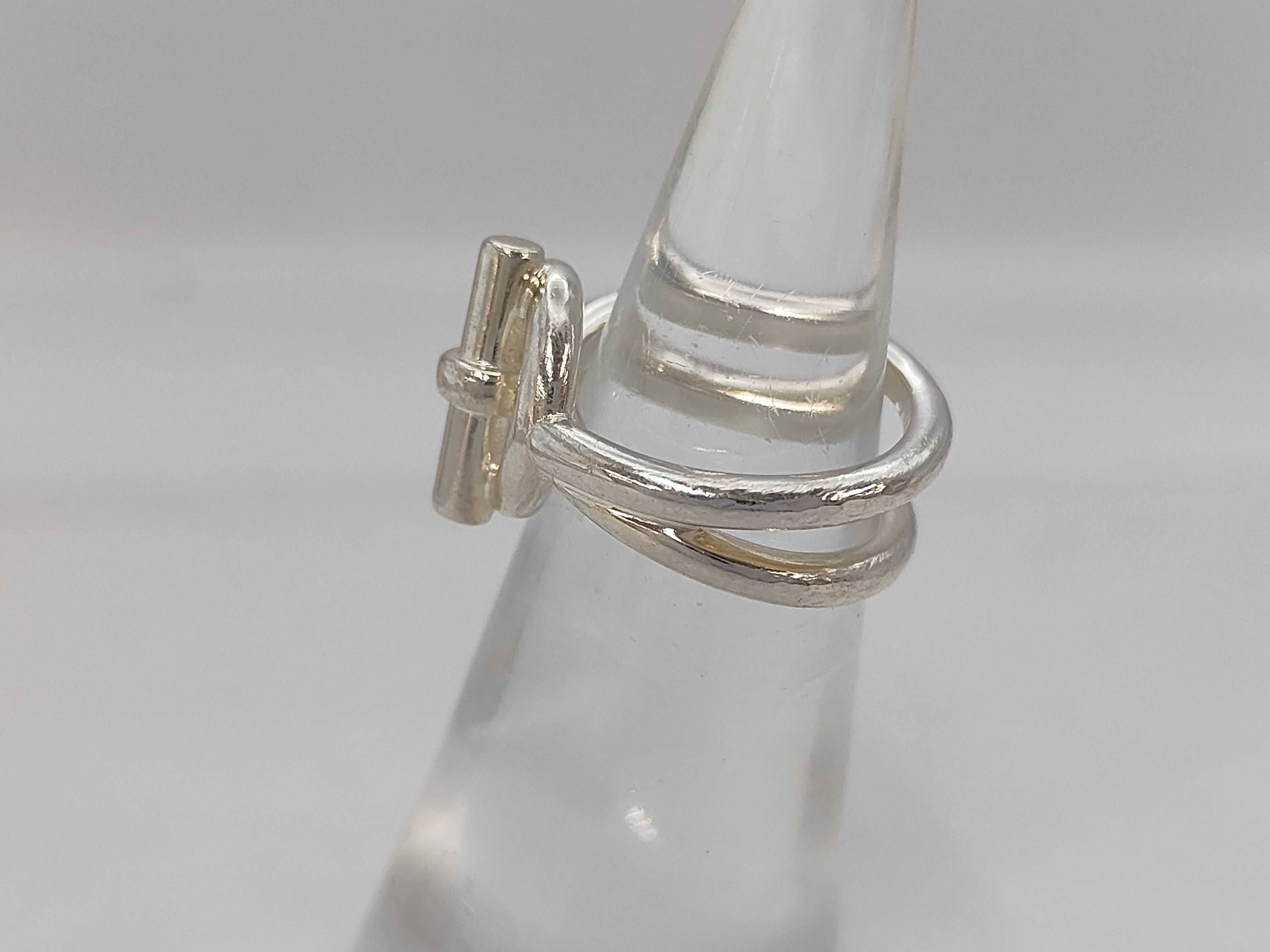 Vintage Echappé Double Ring, Size 46 — view 2