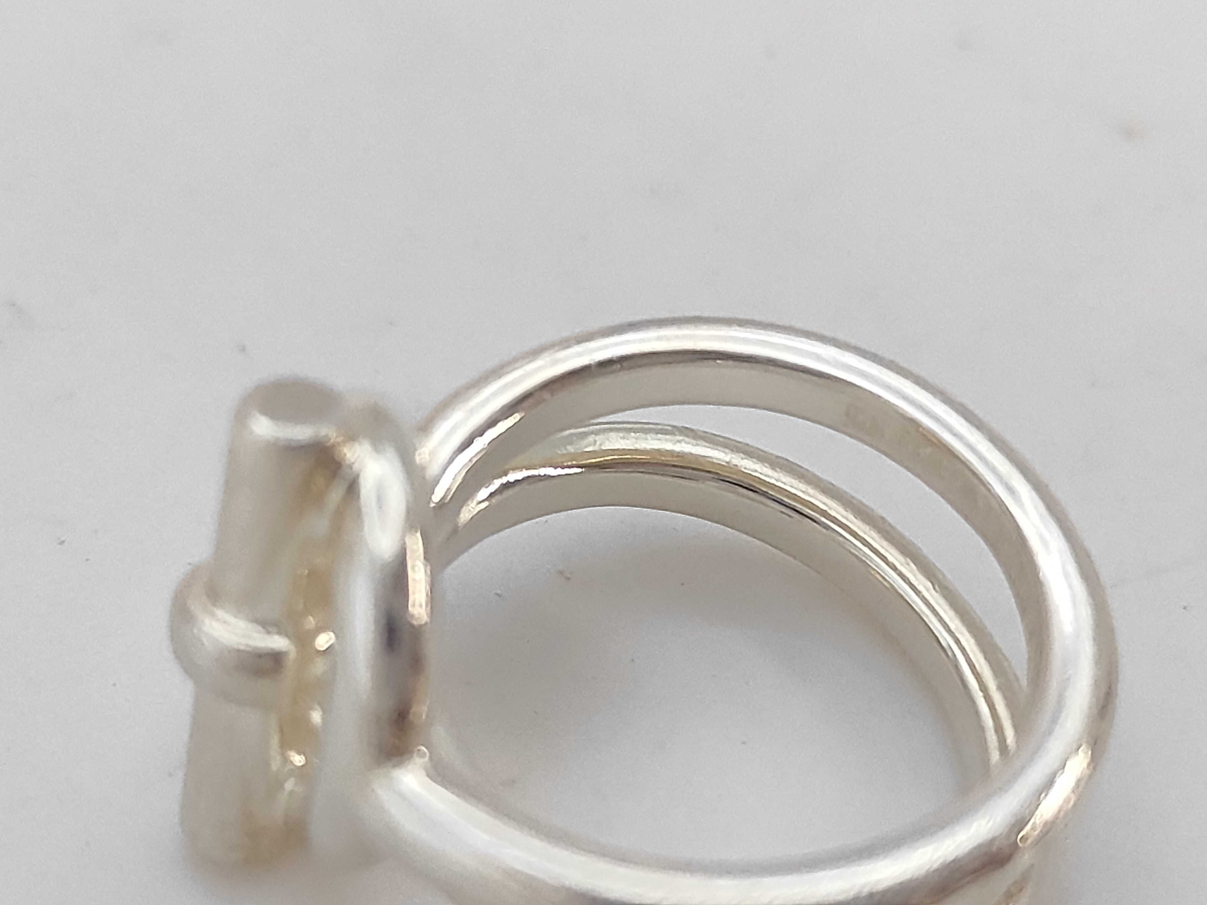 Vintage Echappé Double Ring, Size 46 — view 3