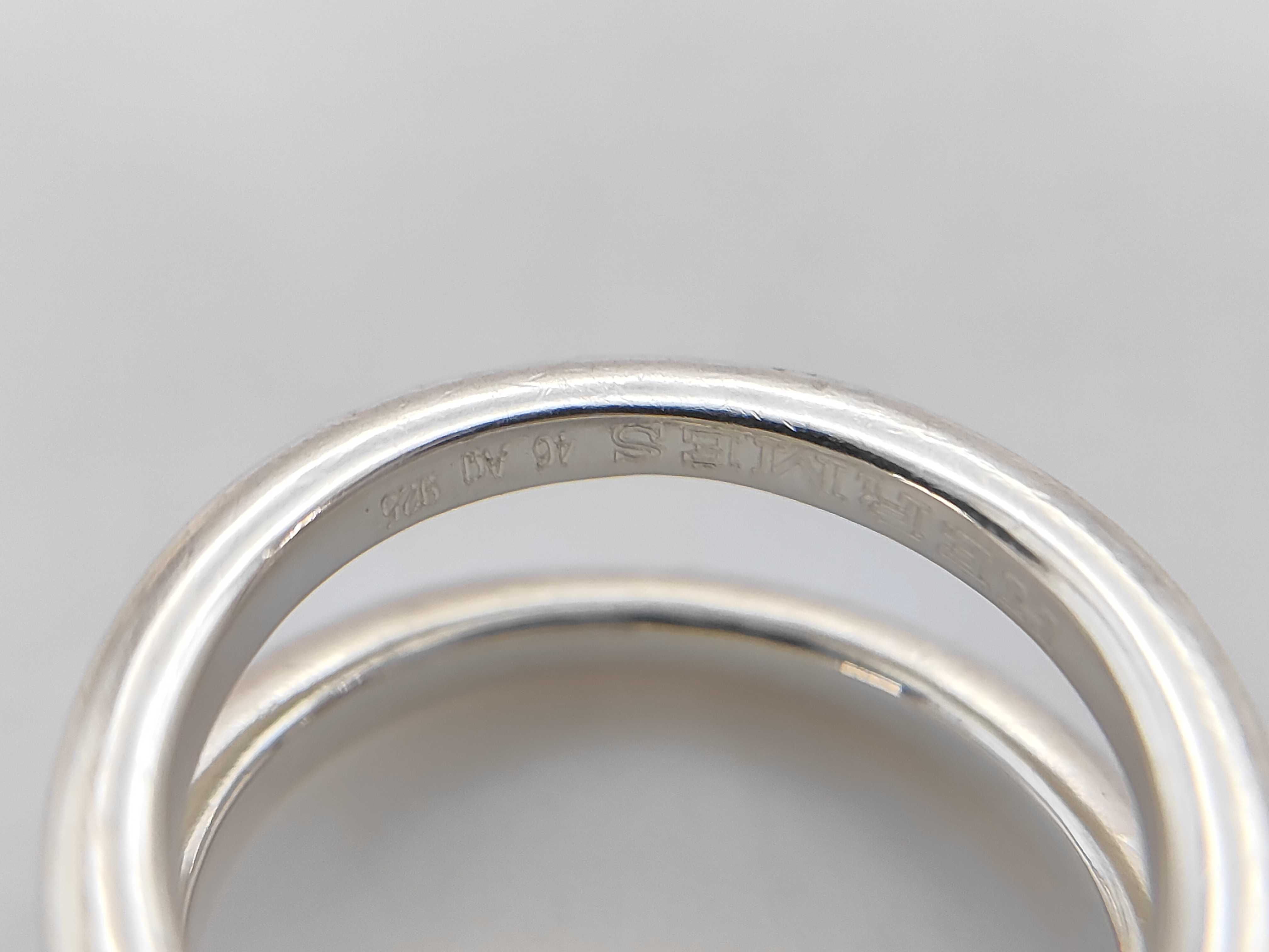 Vintage Echappé Double Ring, Size 46 — view 4