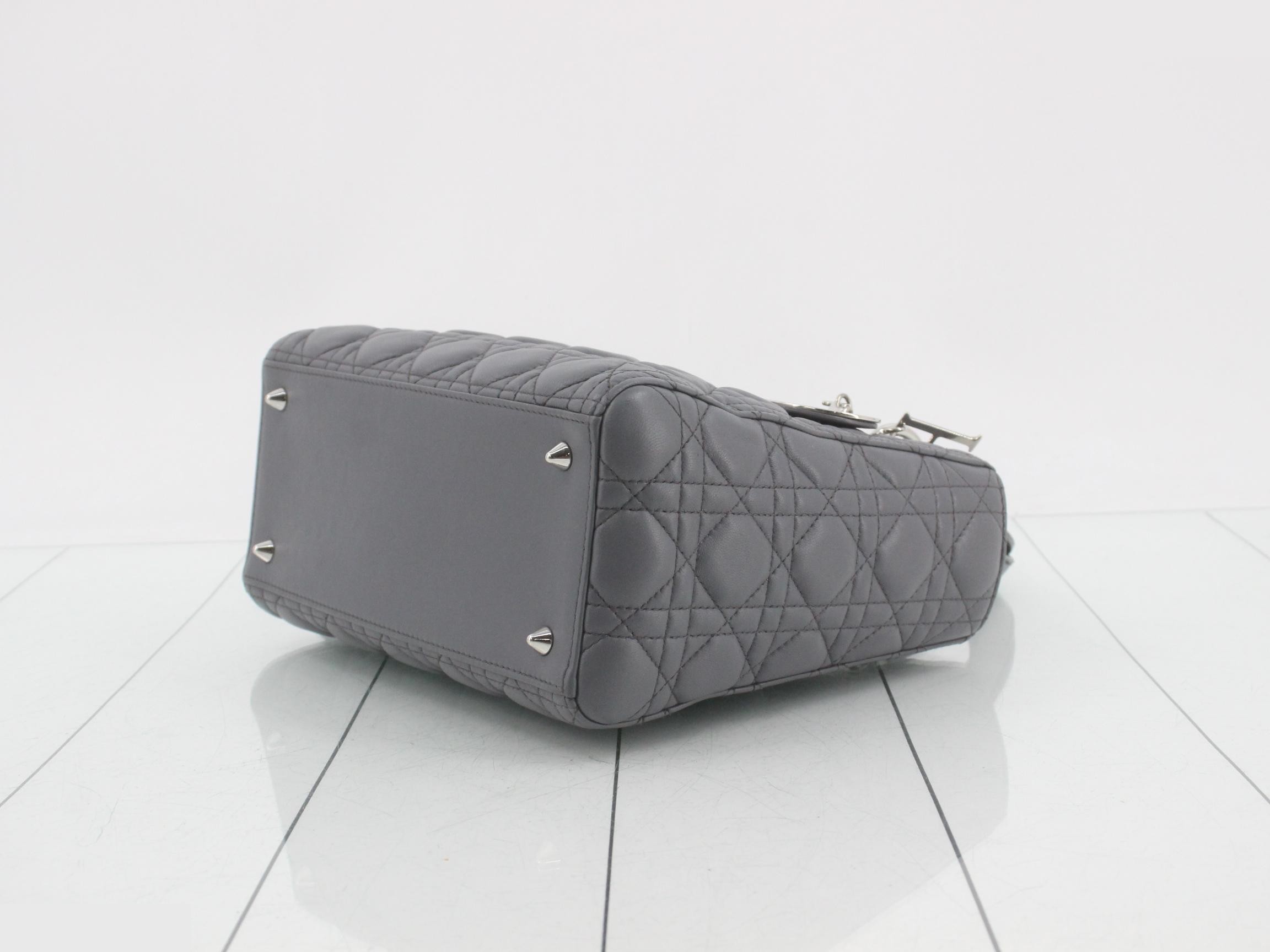 Lady Dior Cannage Lamb 2-Way Shoulder/Handbag — view 6