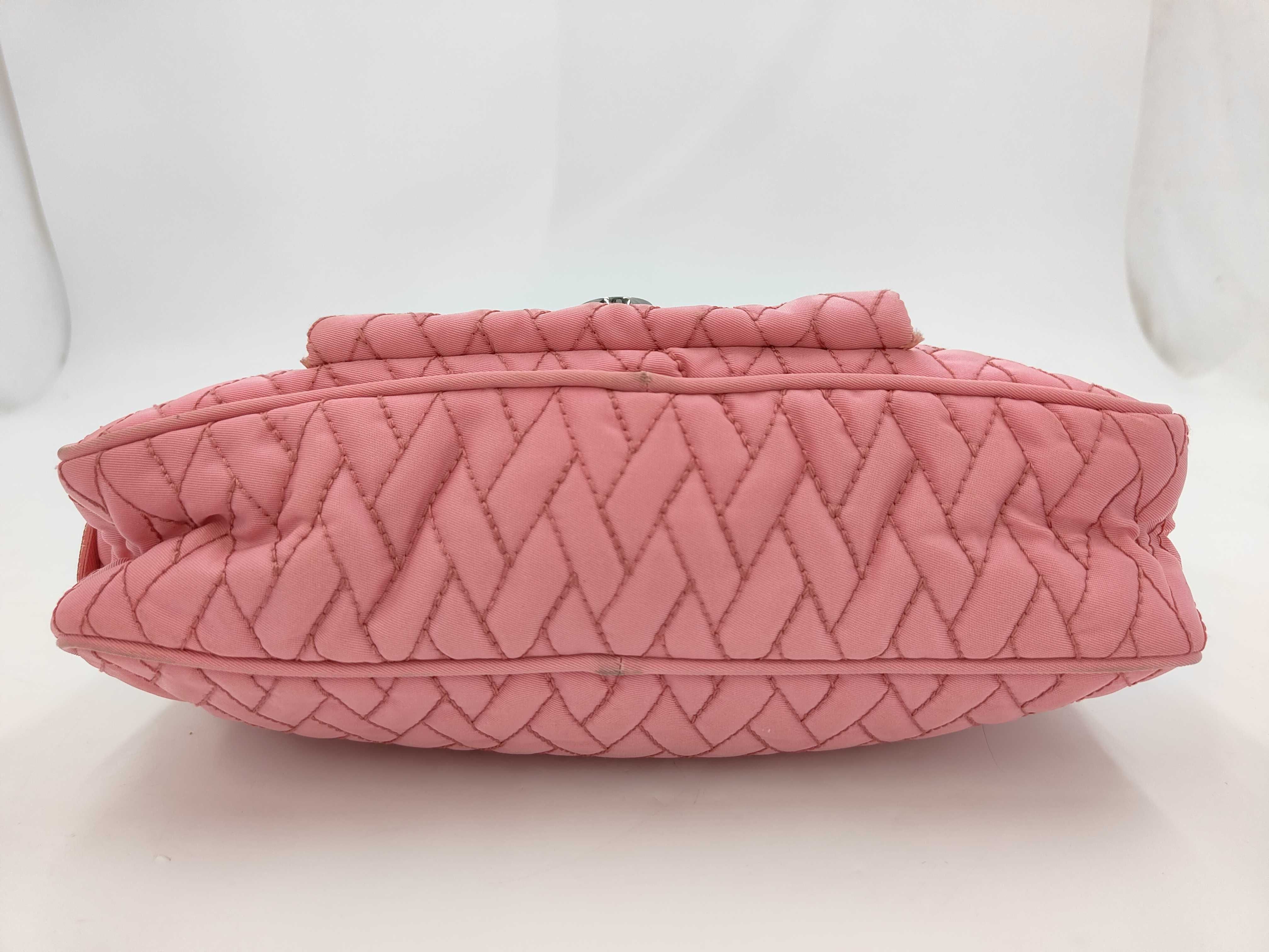 Nylon Logo Chain Handbag — view 3