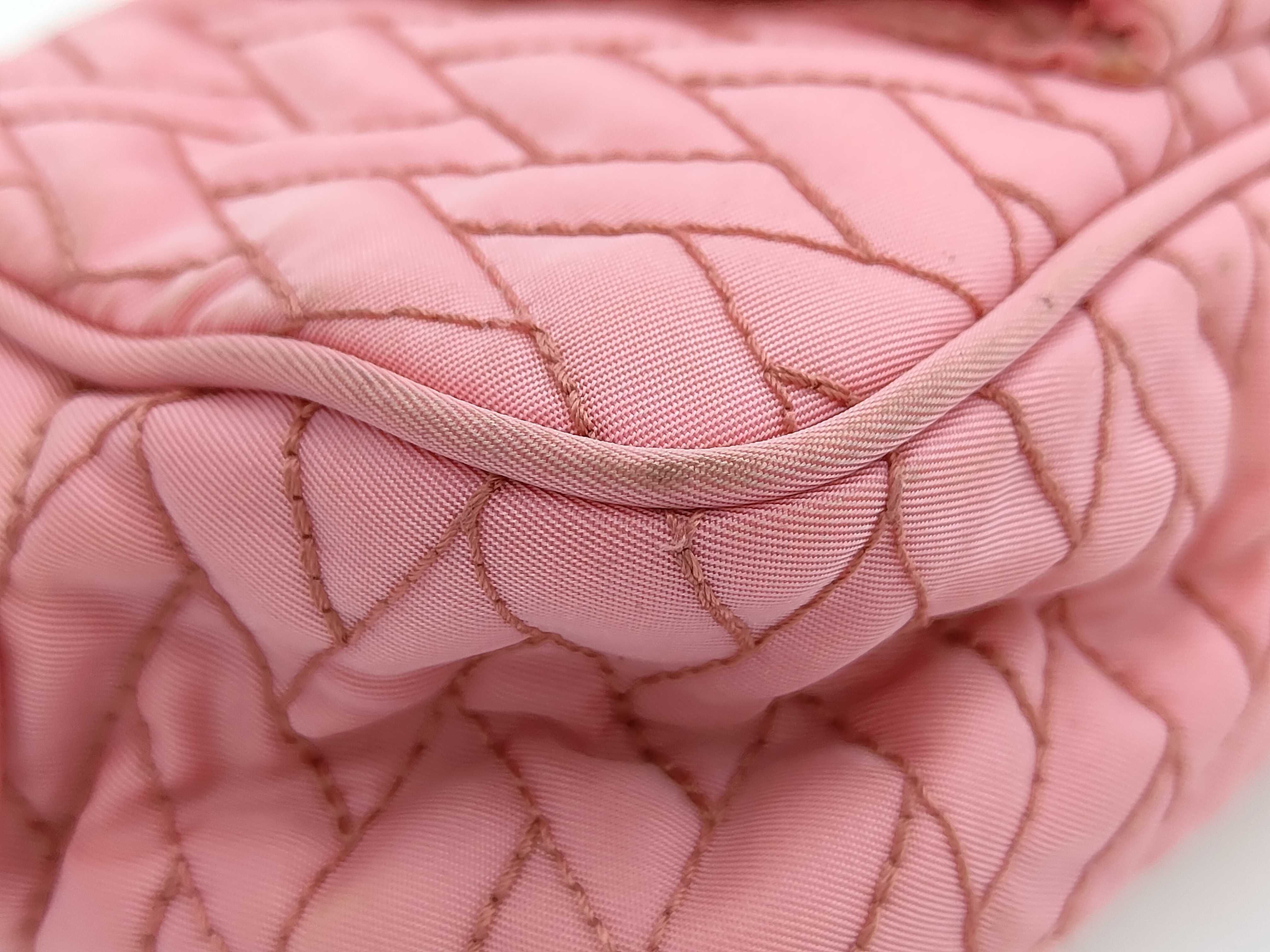 Nylon Logo Chain Handbag — view 4