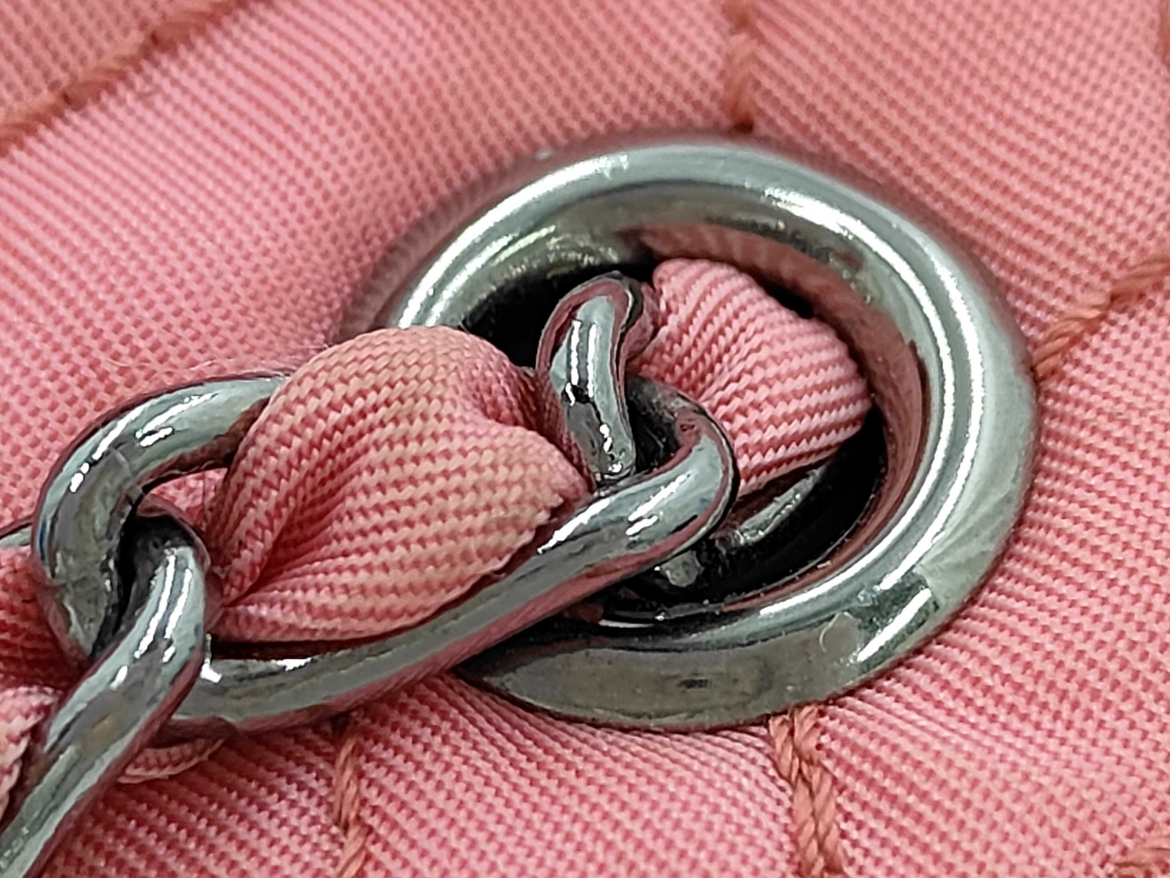 Nylon Logo Chain Handbag — view 6