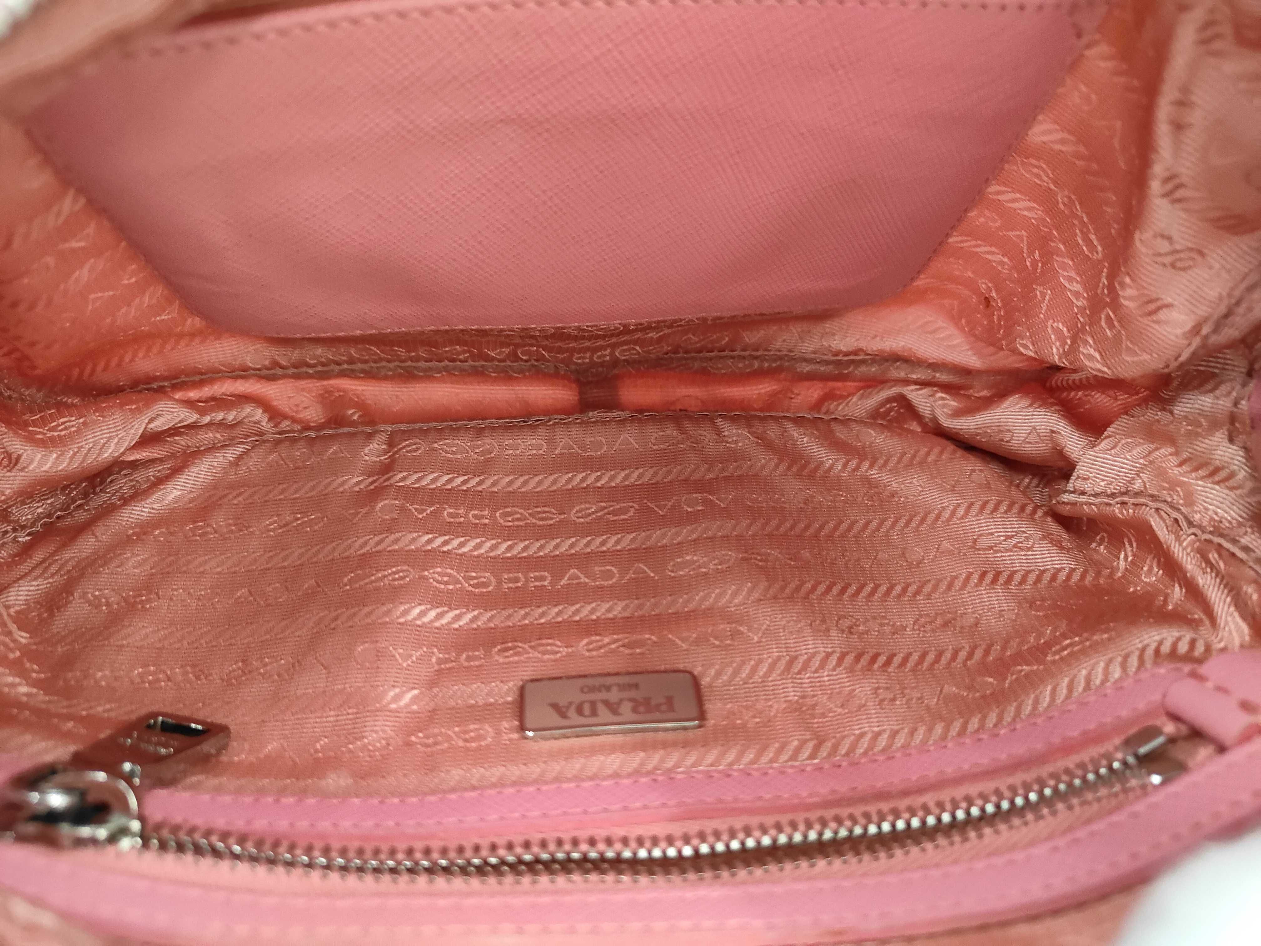 Nylon Logo Chain Handbag — view 8