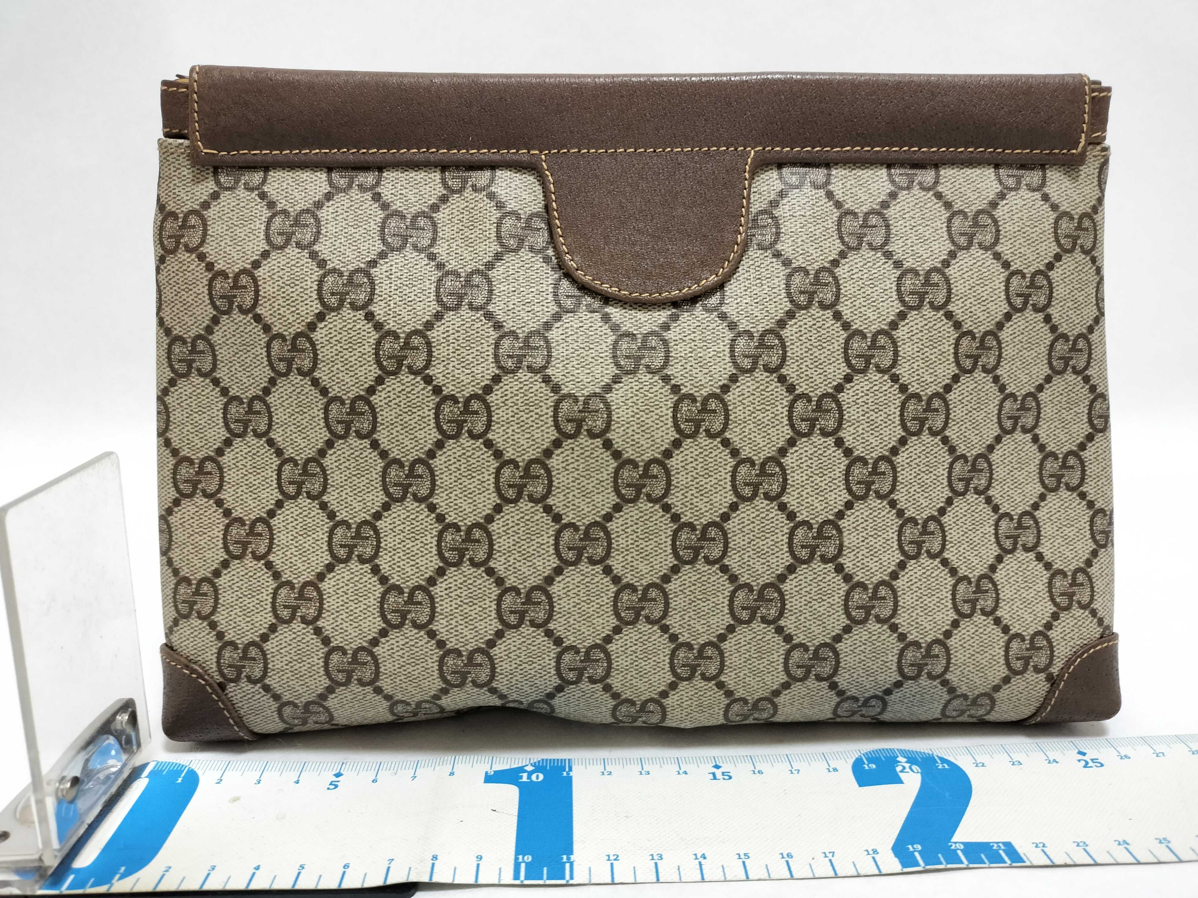 GG Supreme Gucci GG pattern shoulder bag clutch bag — view 2