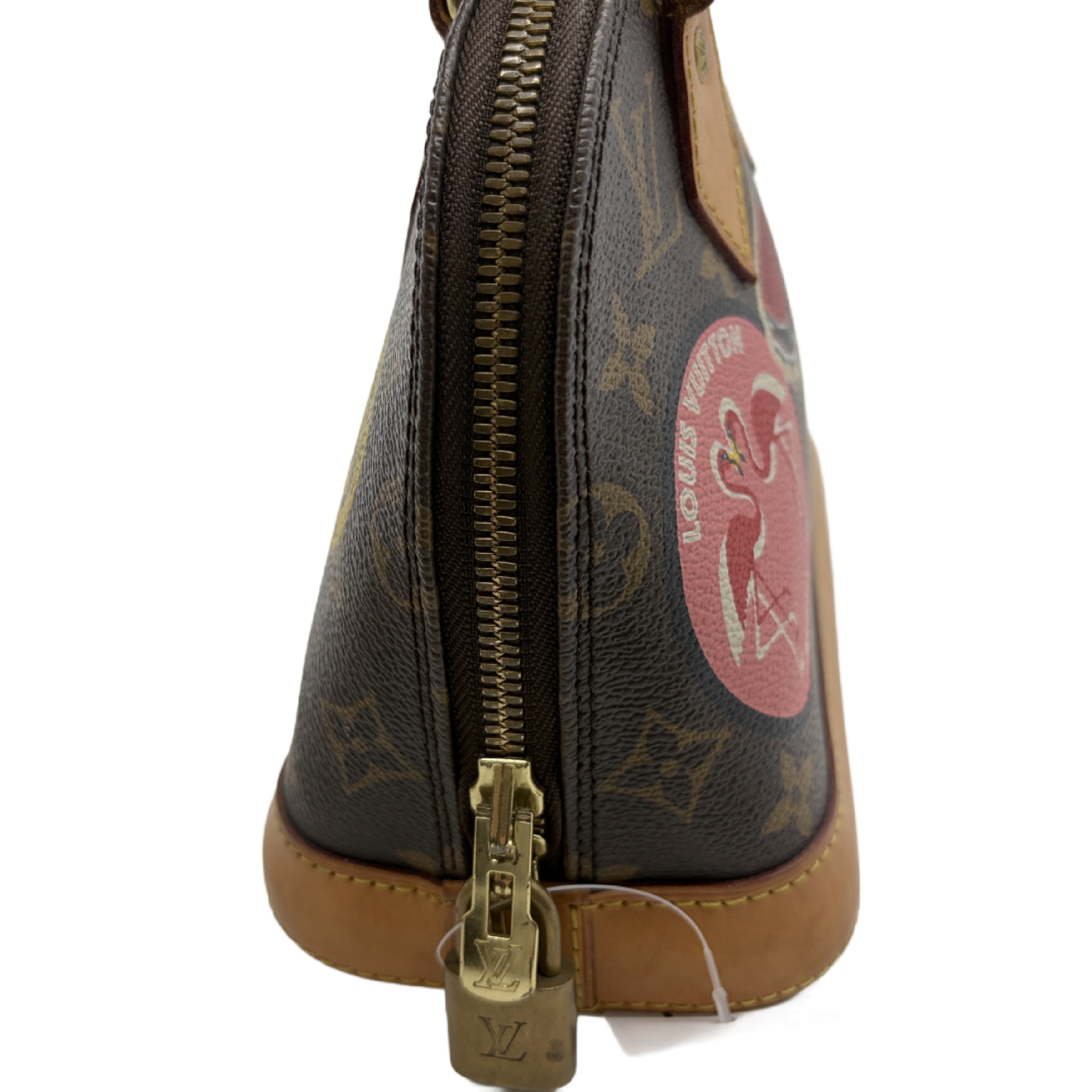 Alma BB Monogram Sticker Print 2-Way Handbag/Shoulder Bag (Shoulder Bag) — view 3