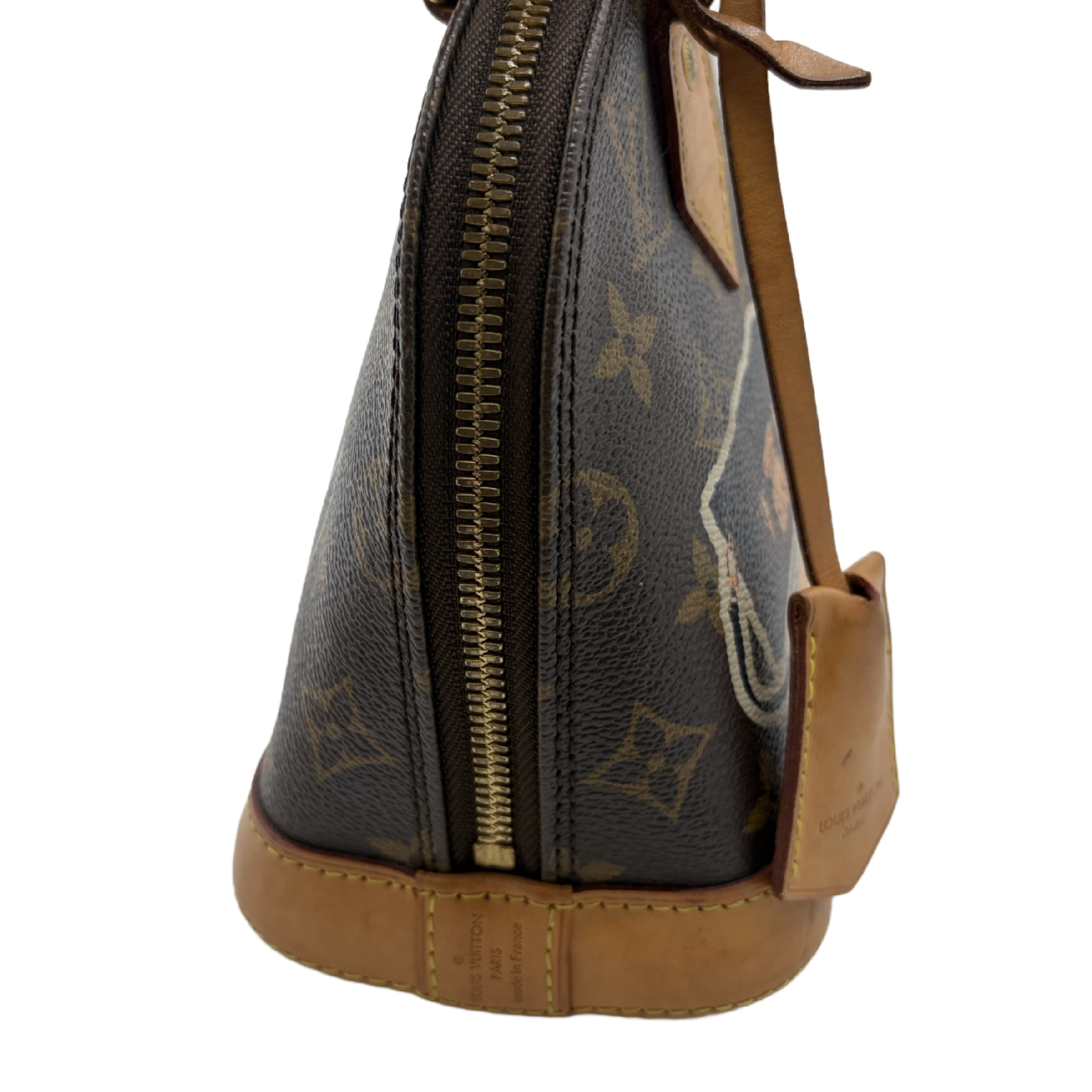 Alma BB Monogram Sticker Print 2-Way Handbag/Shoulder Bag (Shoulder Bag) — view 4