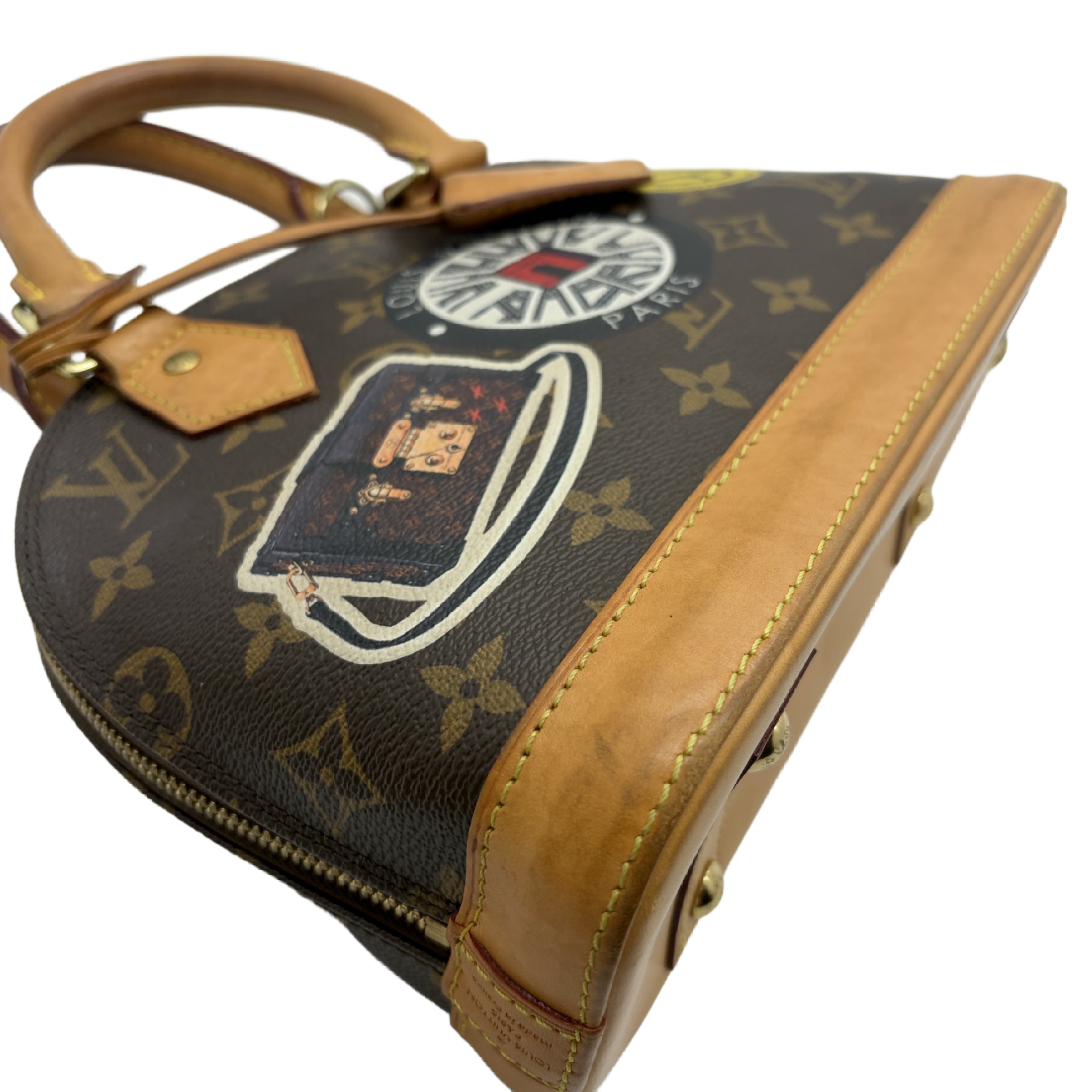 Alma BB Monogram Sticker Print 2-Way Handbag/Shoulder Bag (Shoulder Bag) — view 8