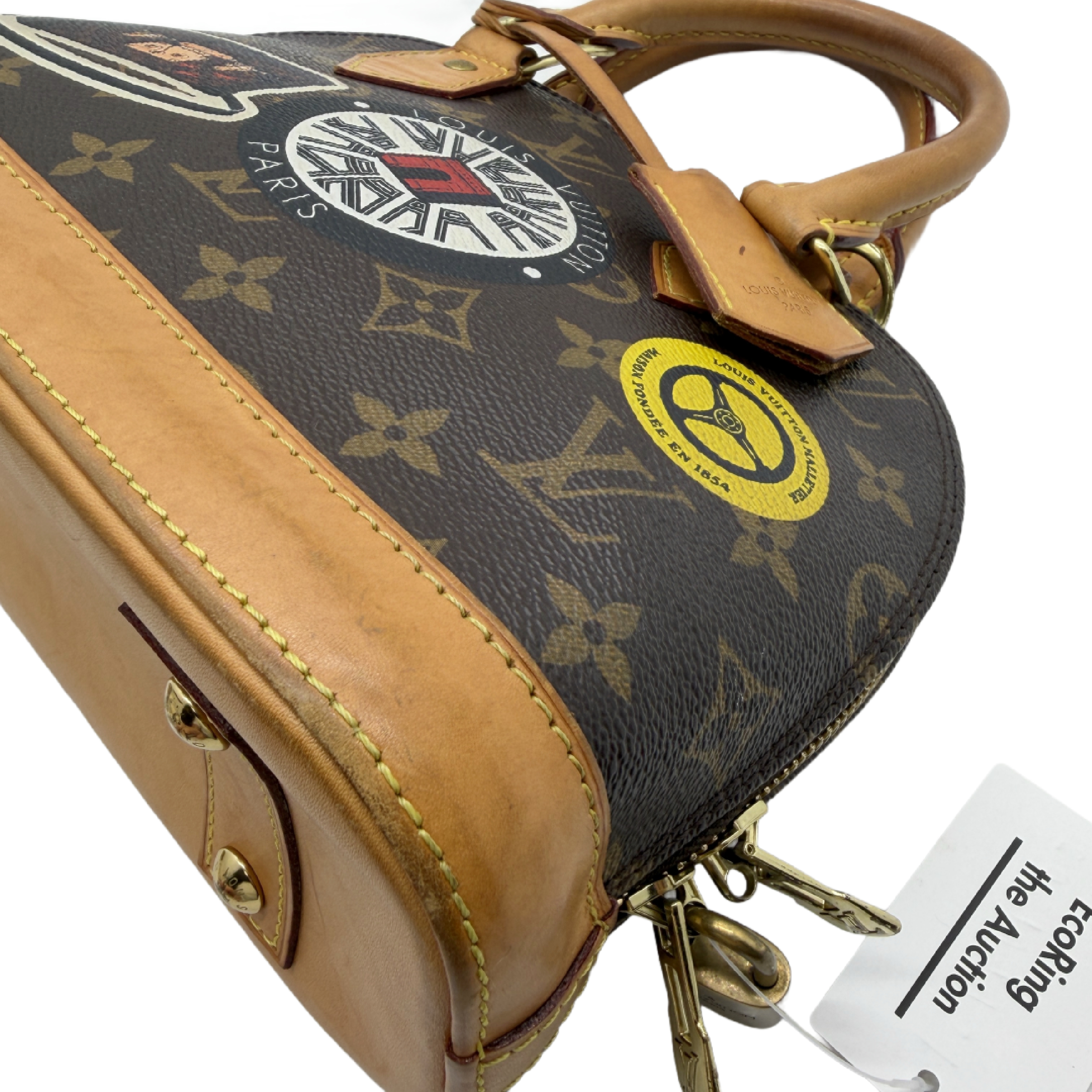 Alma BB Monogram Sticker Print 2-Way Handbag/Shoulder Bag (Shoulder Bag) — view 9